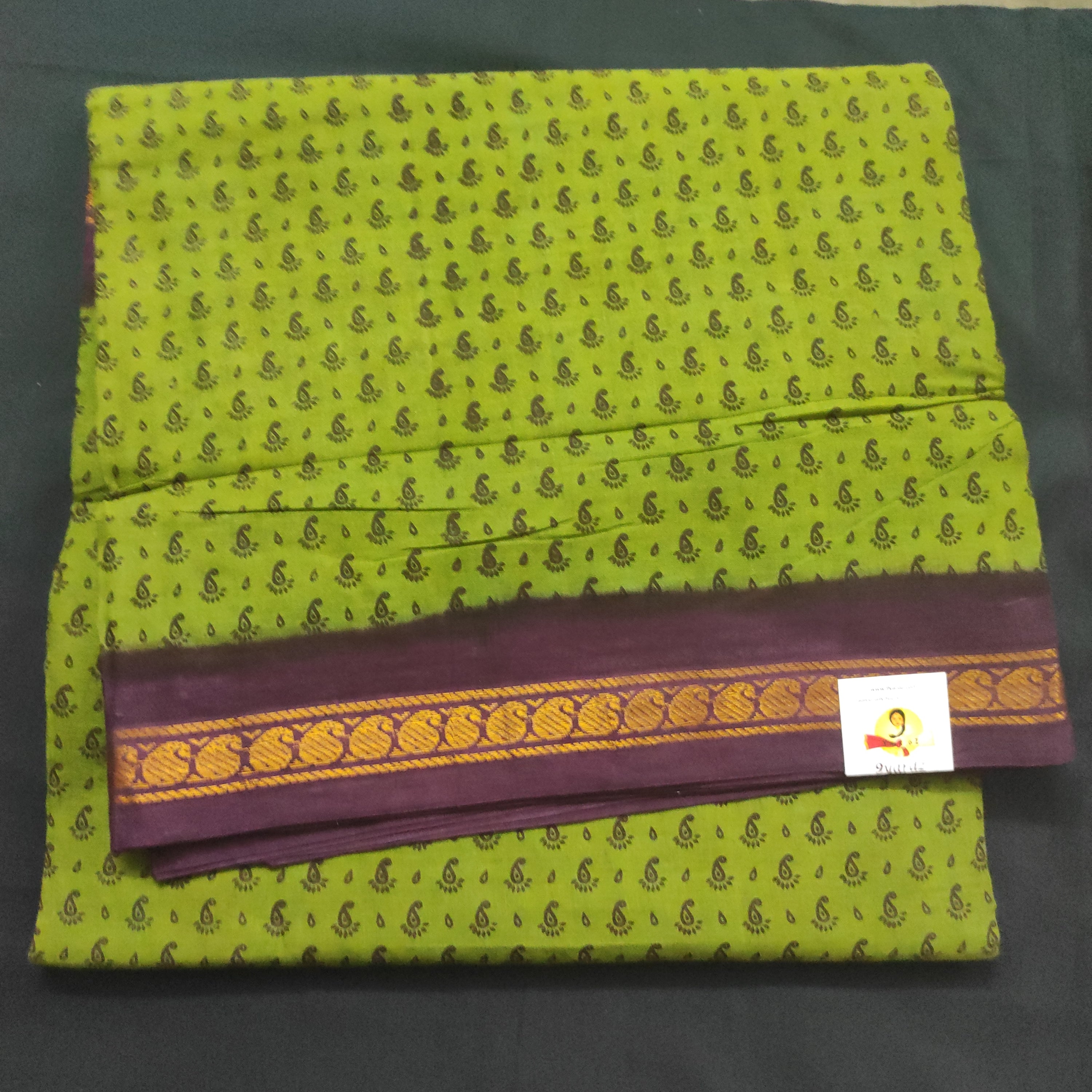 Sungudi cotton 10.5 yards madisar