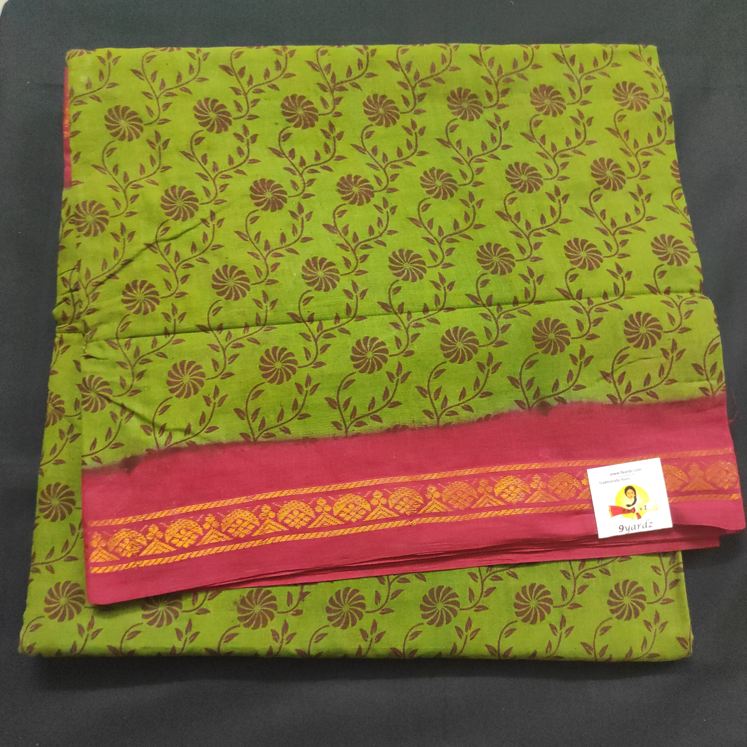 Sungudi cotton 10.5 yards madisar