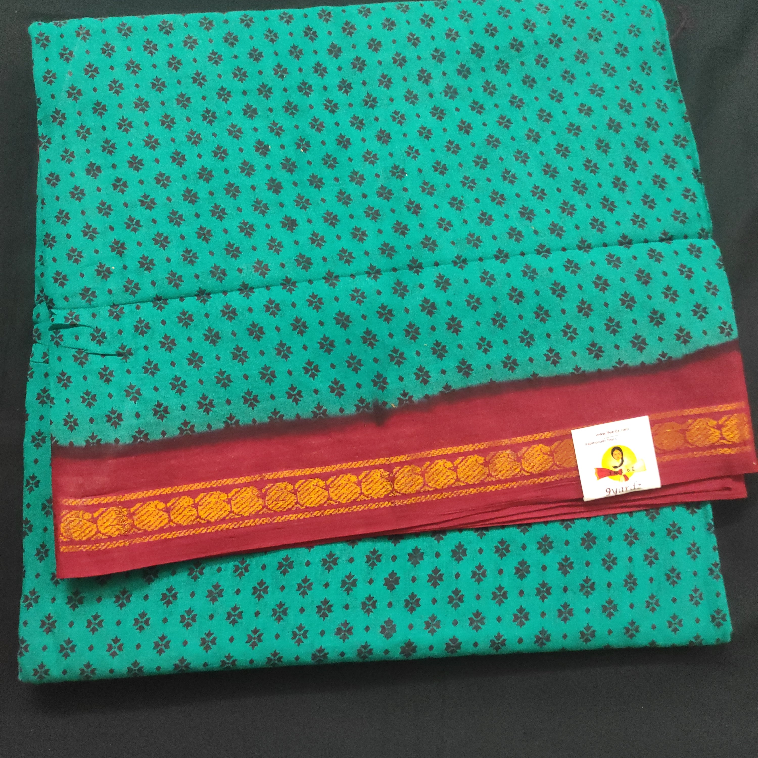 Sungudi cotton 10.5 yards madisar