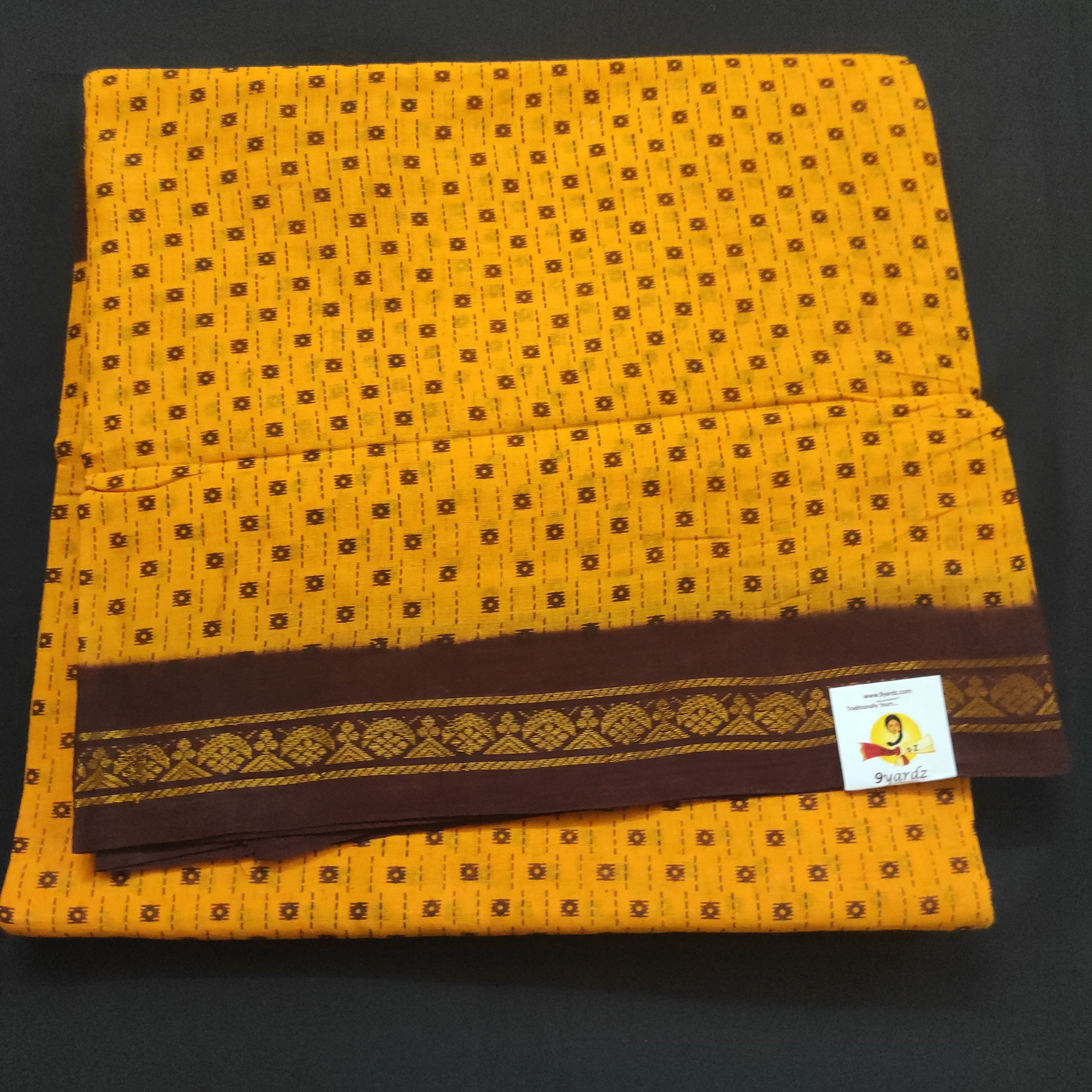 Sungudi cotton 10.5 yards madisar
