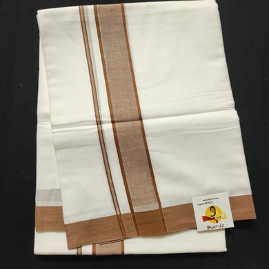 Bleached cotton Dhothi 9 muzam