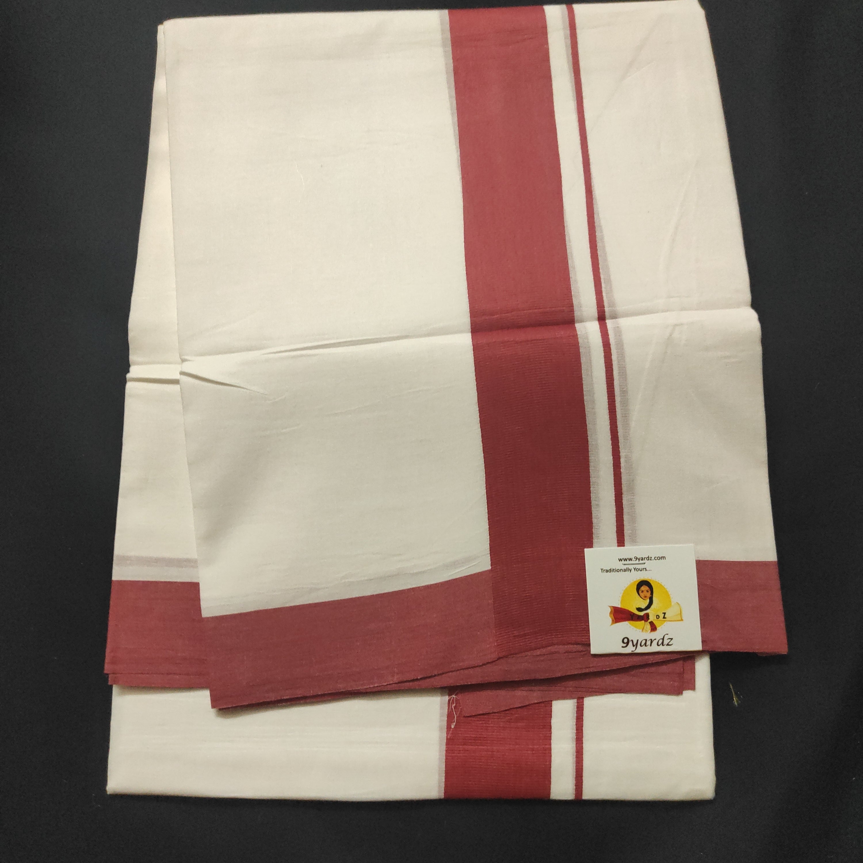 Bleached cotton Dhothi 9 muzam