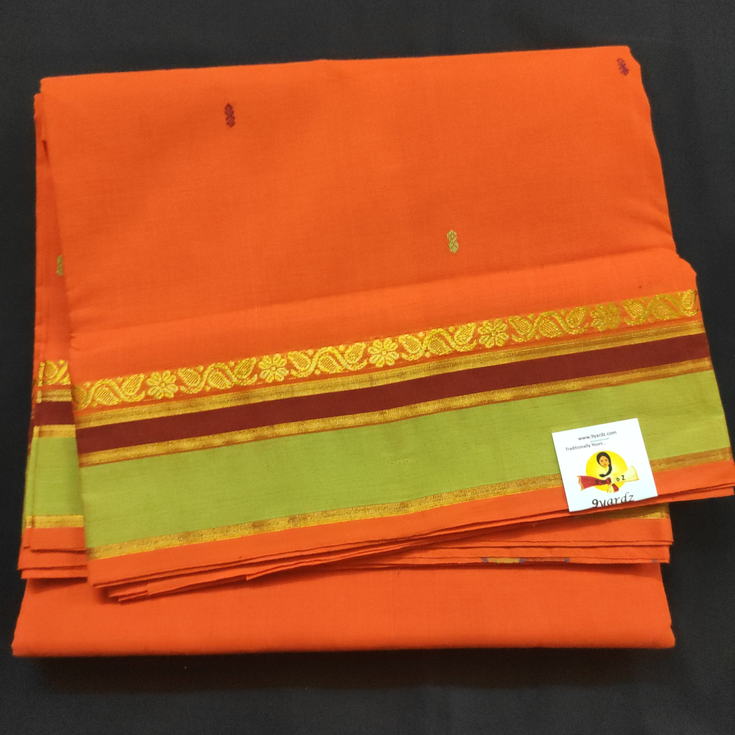 Chettinadu / Karaikudi cotton 8 metres saree