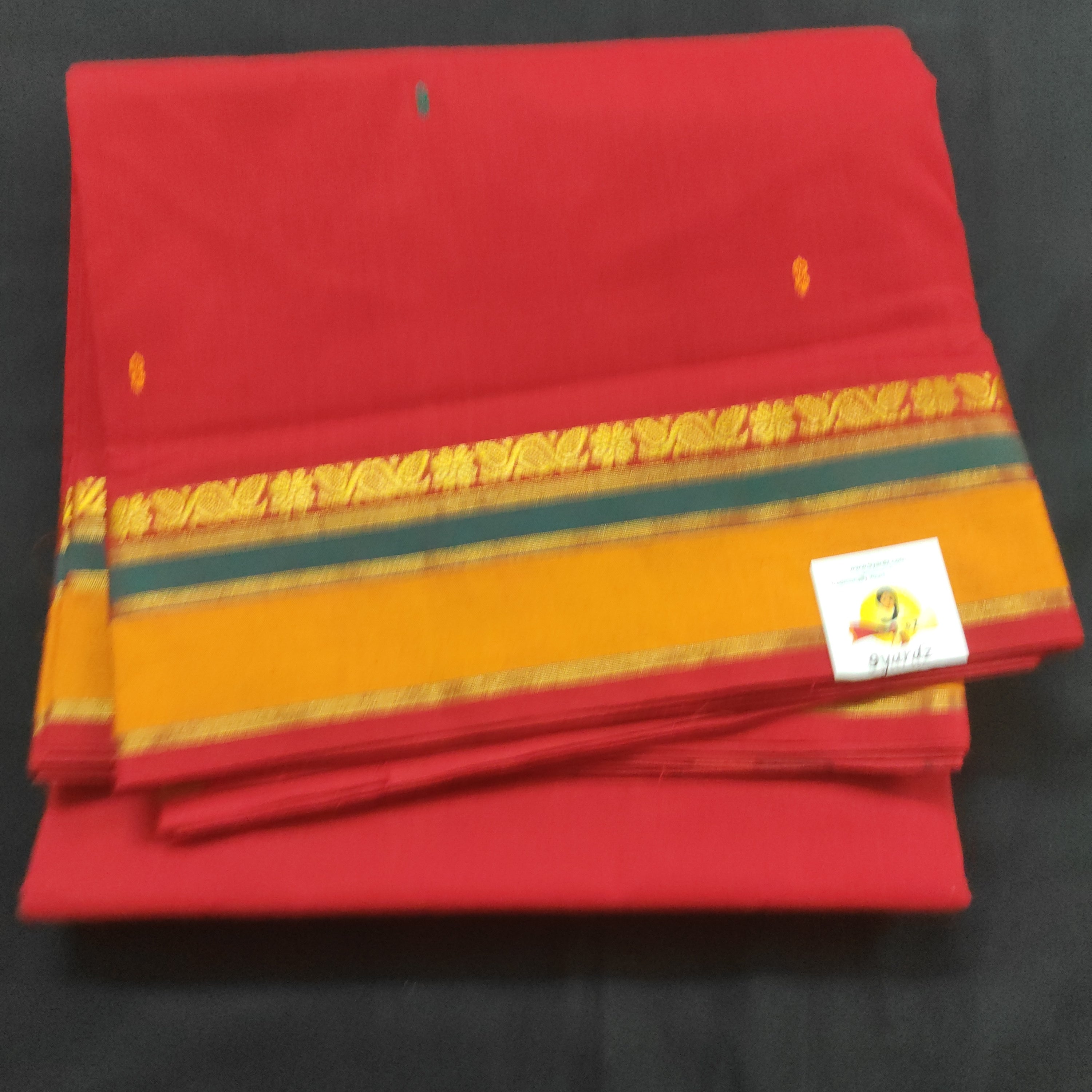 Chettinadu / Karaikudi cotton 8 metres saree