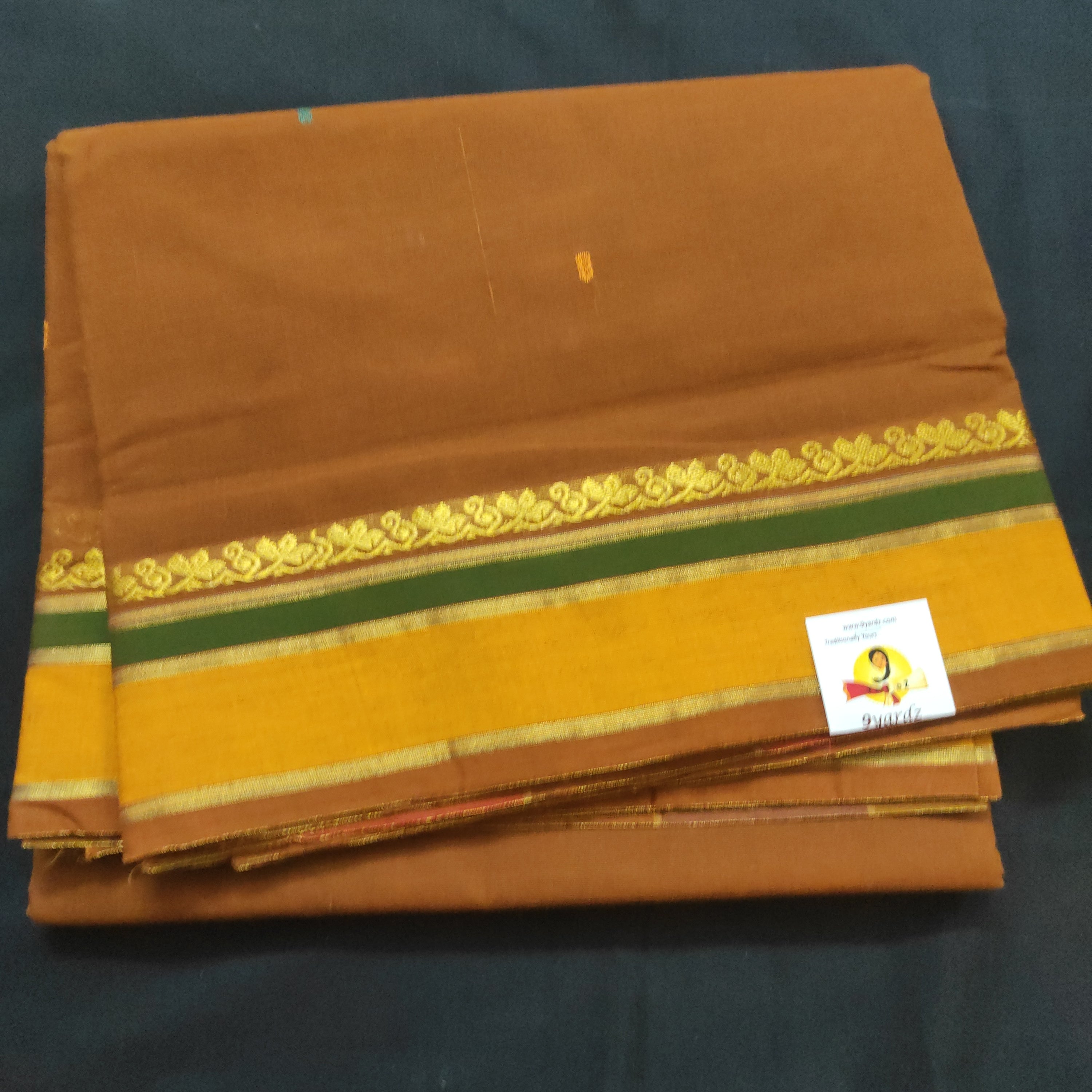 Chettinadu / Karaikudi cotton 8 metres saree