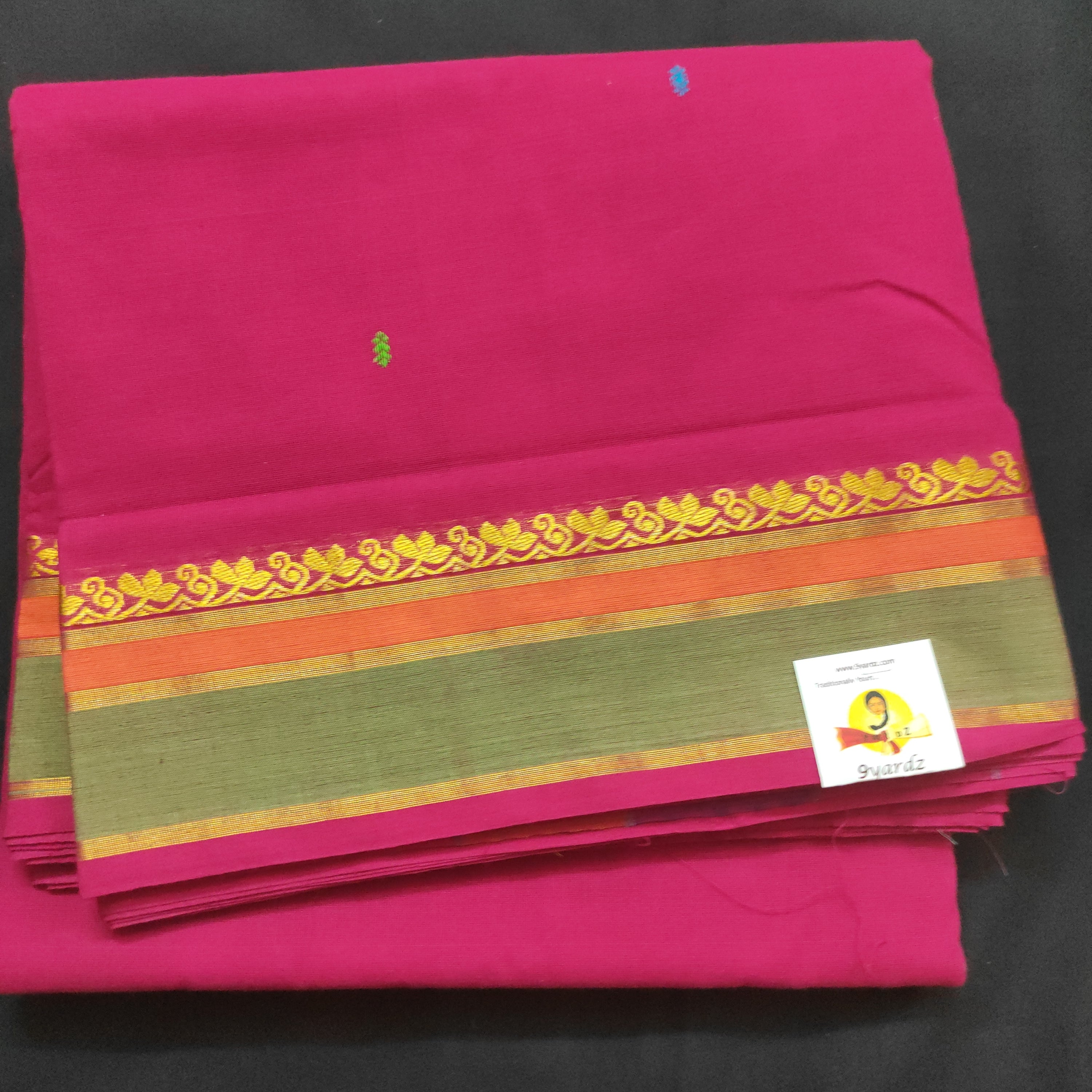 Chettinadu / Karaikudi cotton 8 metres saree