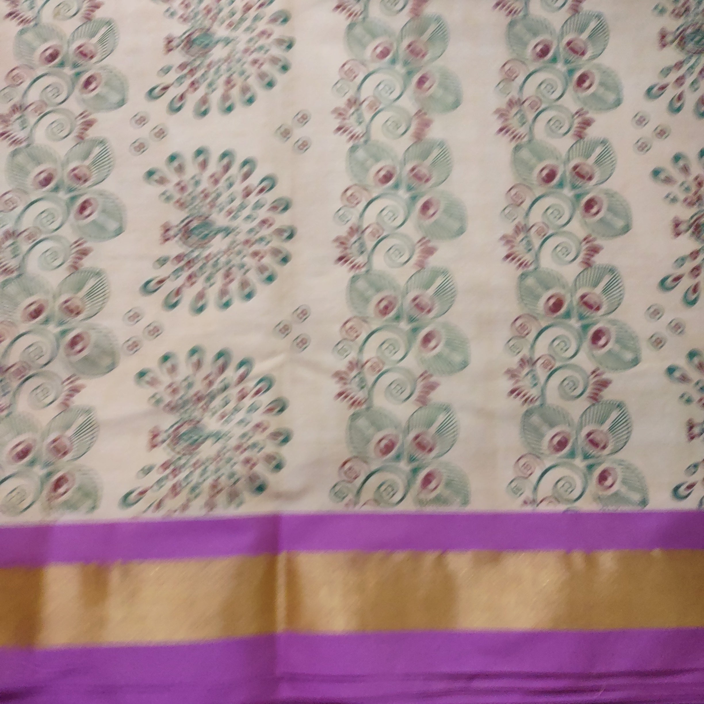 Printed cotton 6 yards