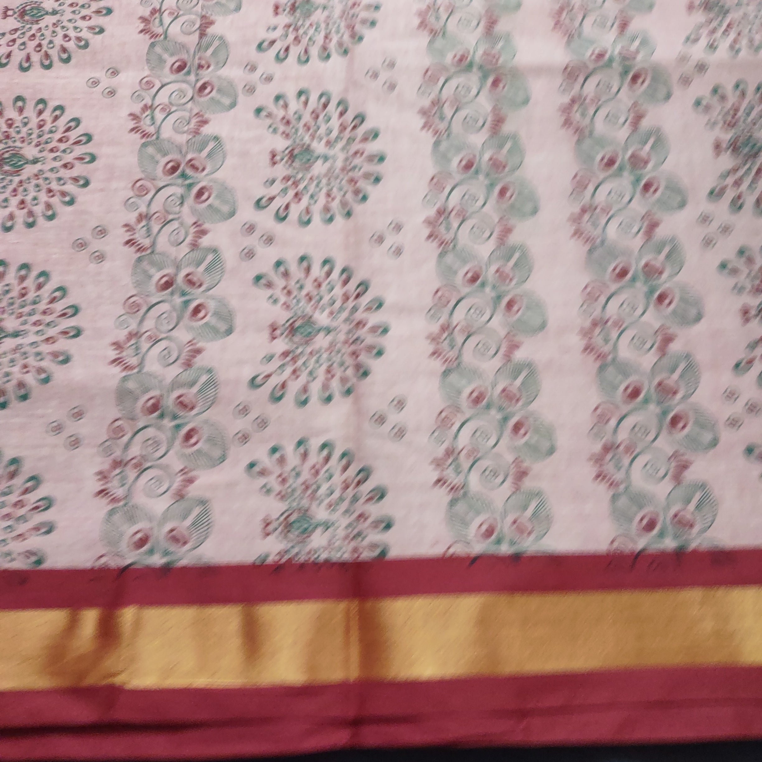 Printed cotton 6 yards