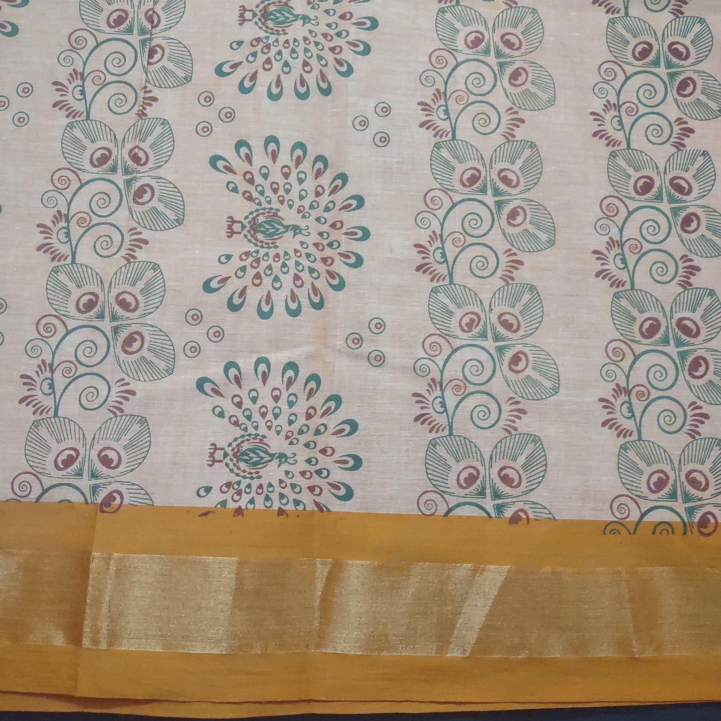 Printed cotton 6 yards