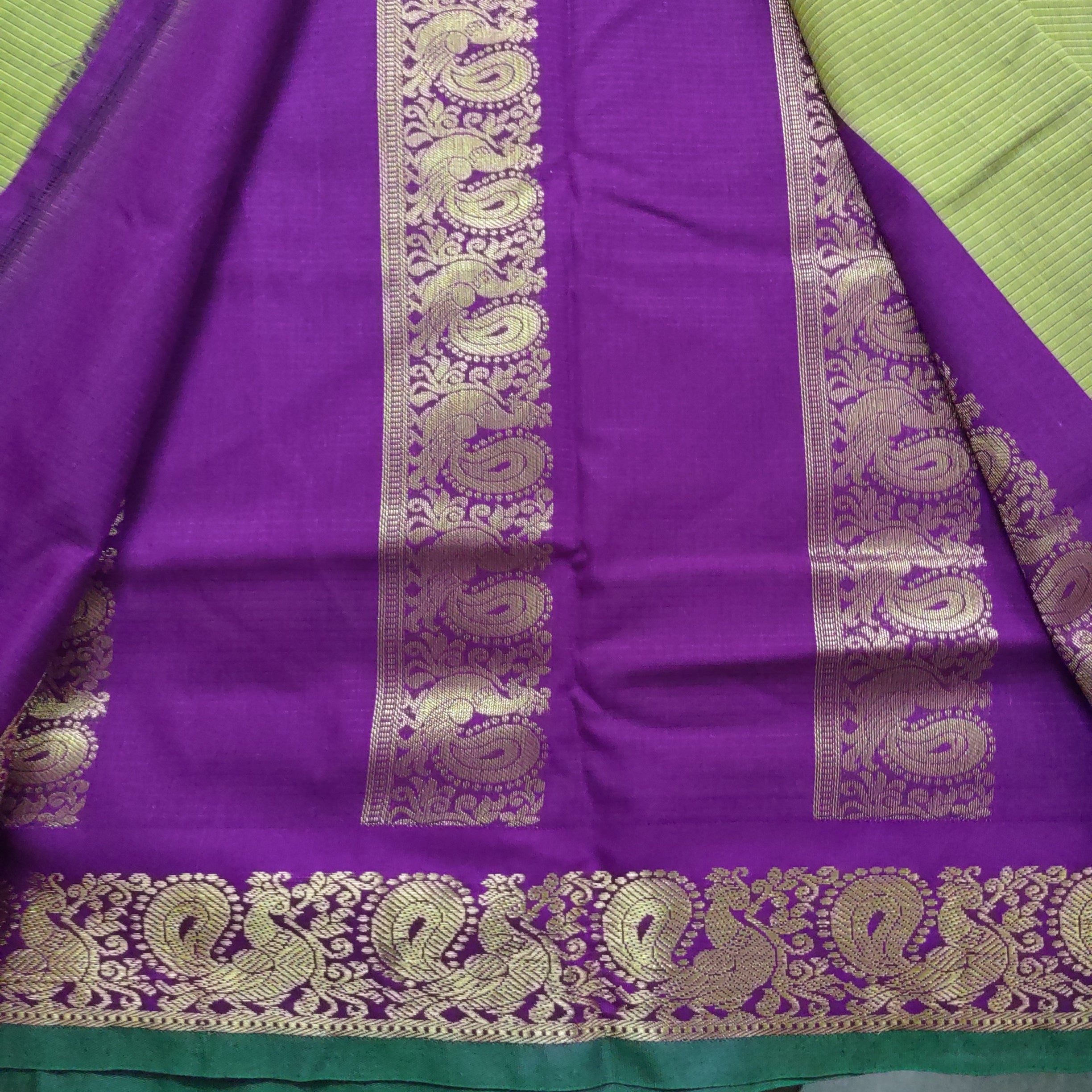 Akshaya cotton 10.25 yards korvai madisar