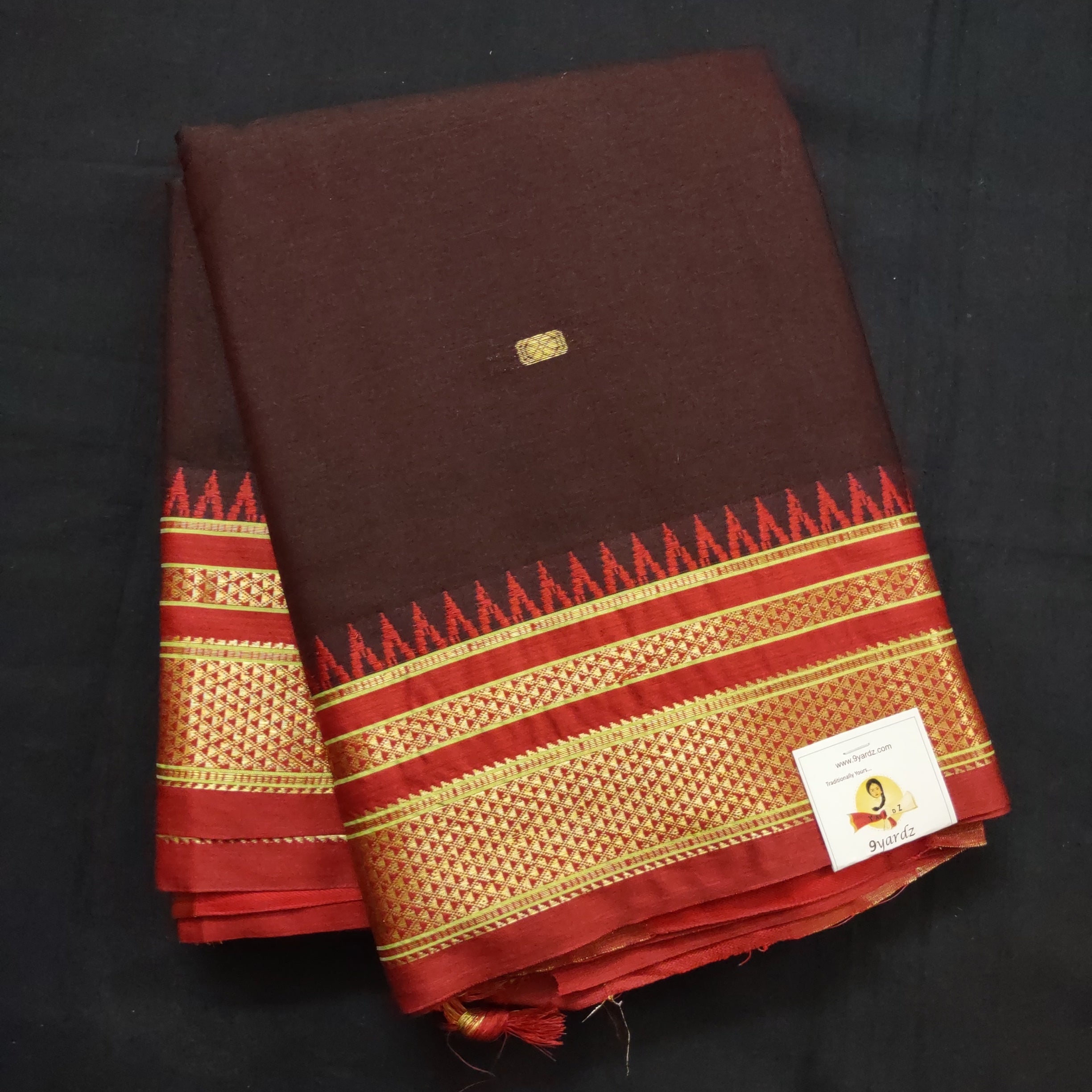 Maharashtra Art silk- 6yardz