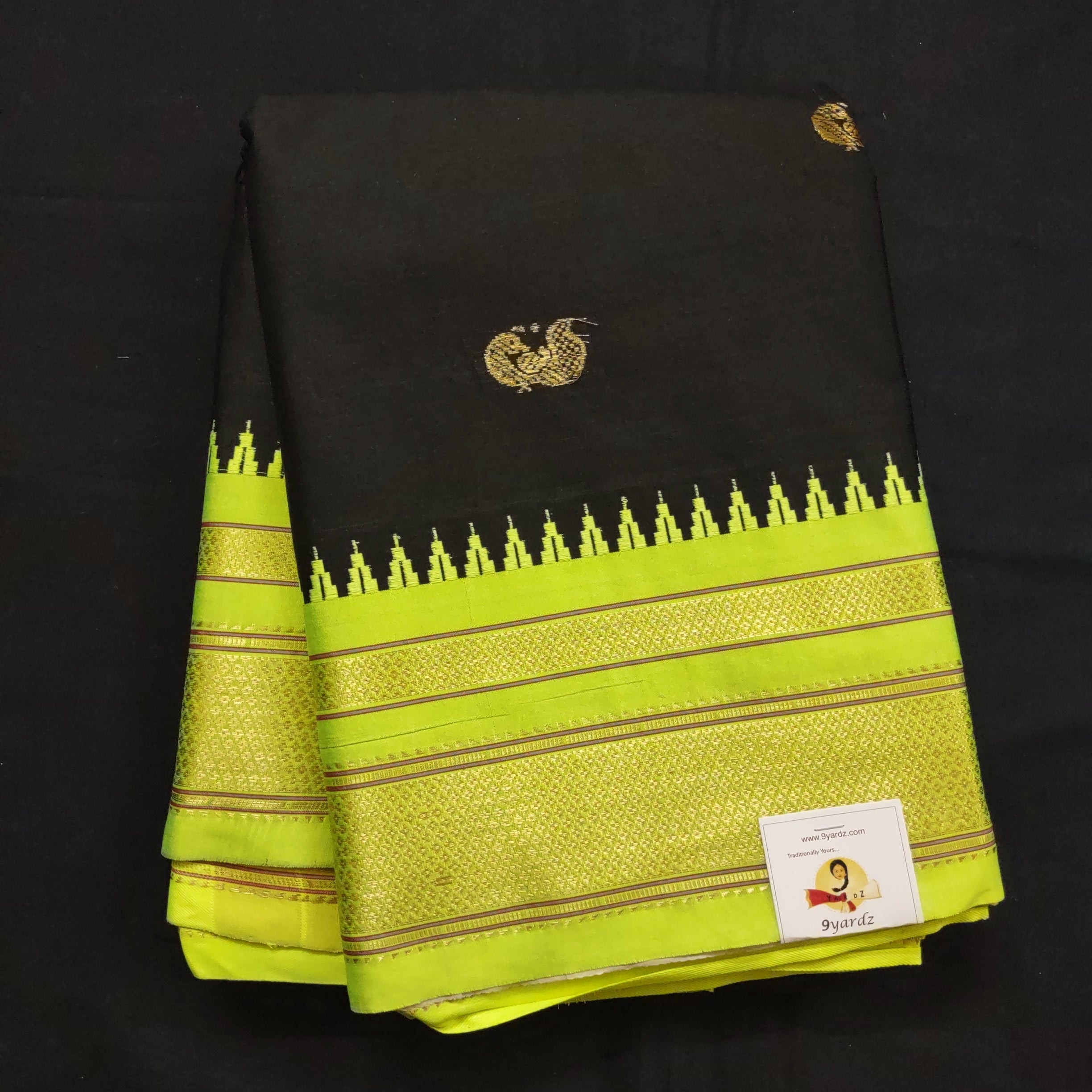Maharashtra Art silk- 6yardz