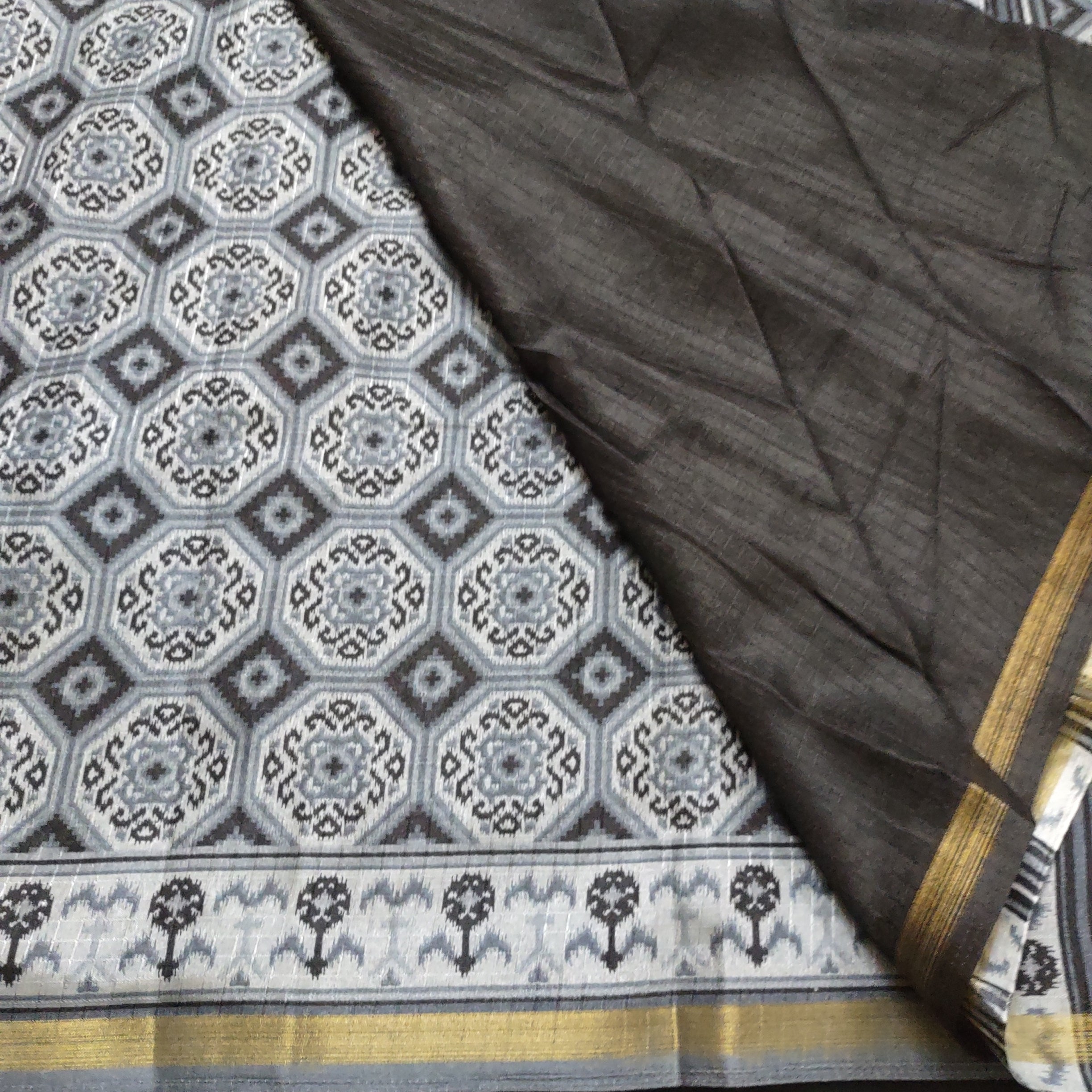 Bhalgalpuri silk- 6yardz