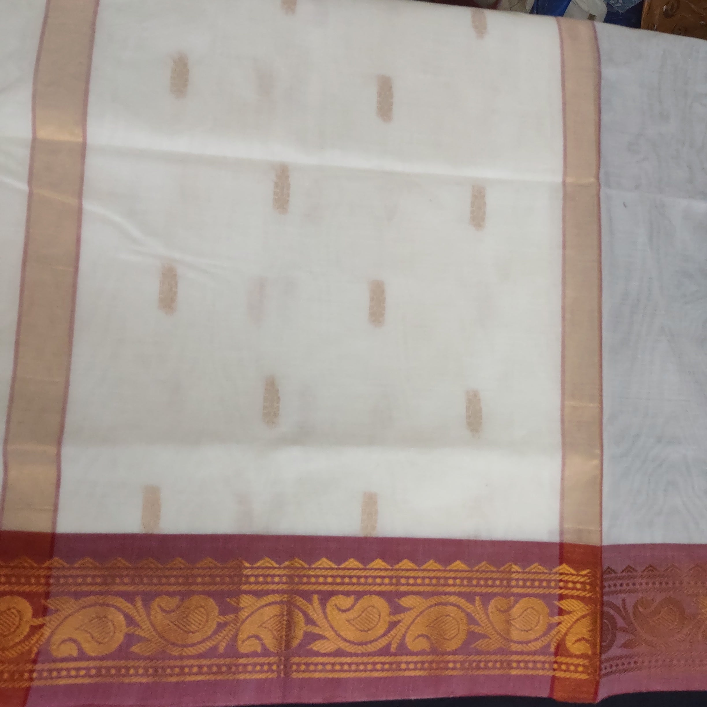 Andhra Muhurtham cotton 6 yardz