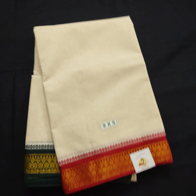 Cotton Dhothi fancy border 9*5