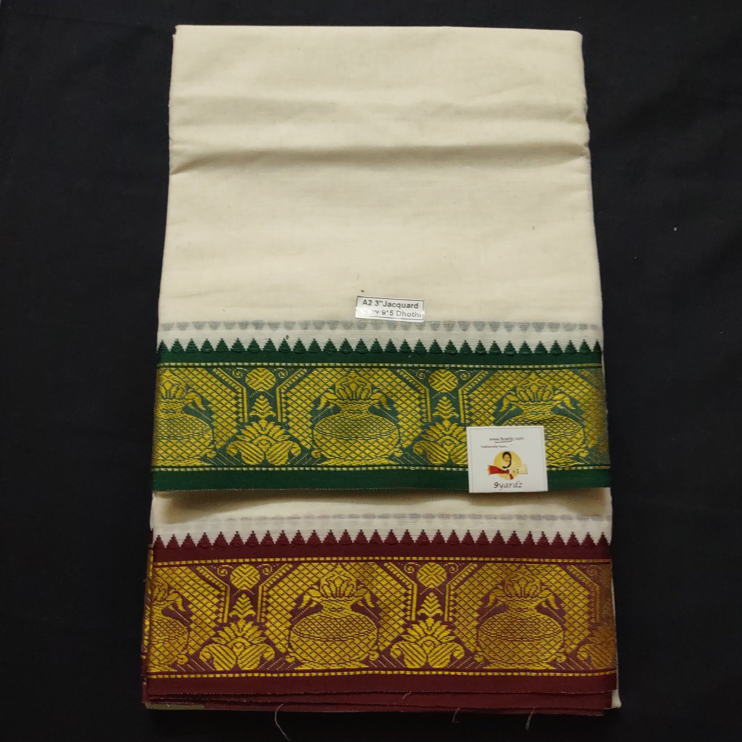 Nagari Cotton Dhothi 9*5