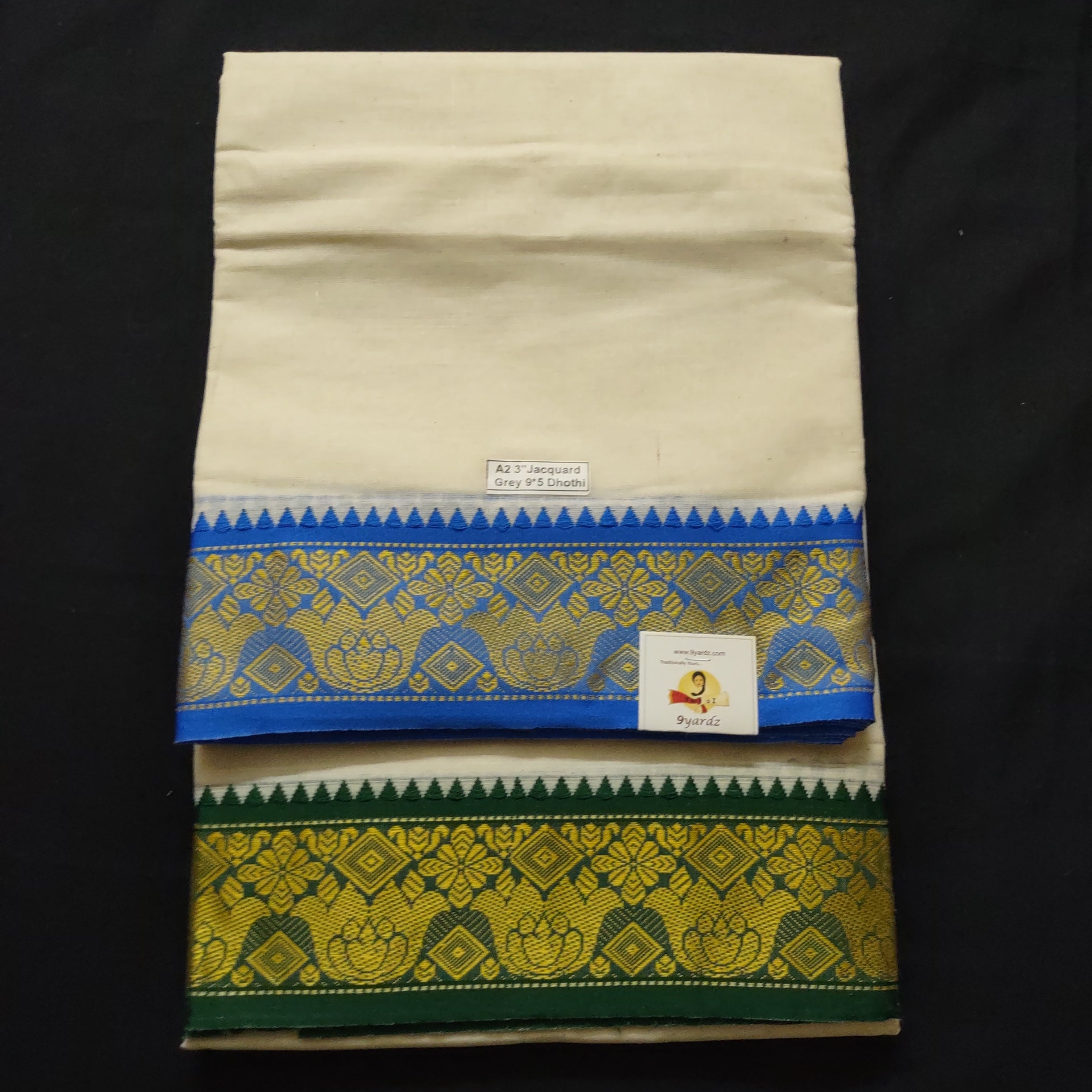 Nagari Cotton Dhothi 9*5