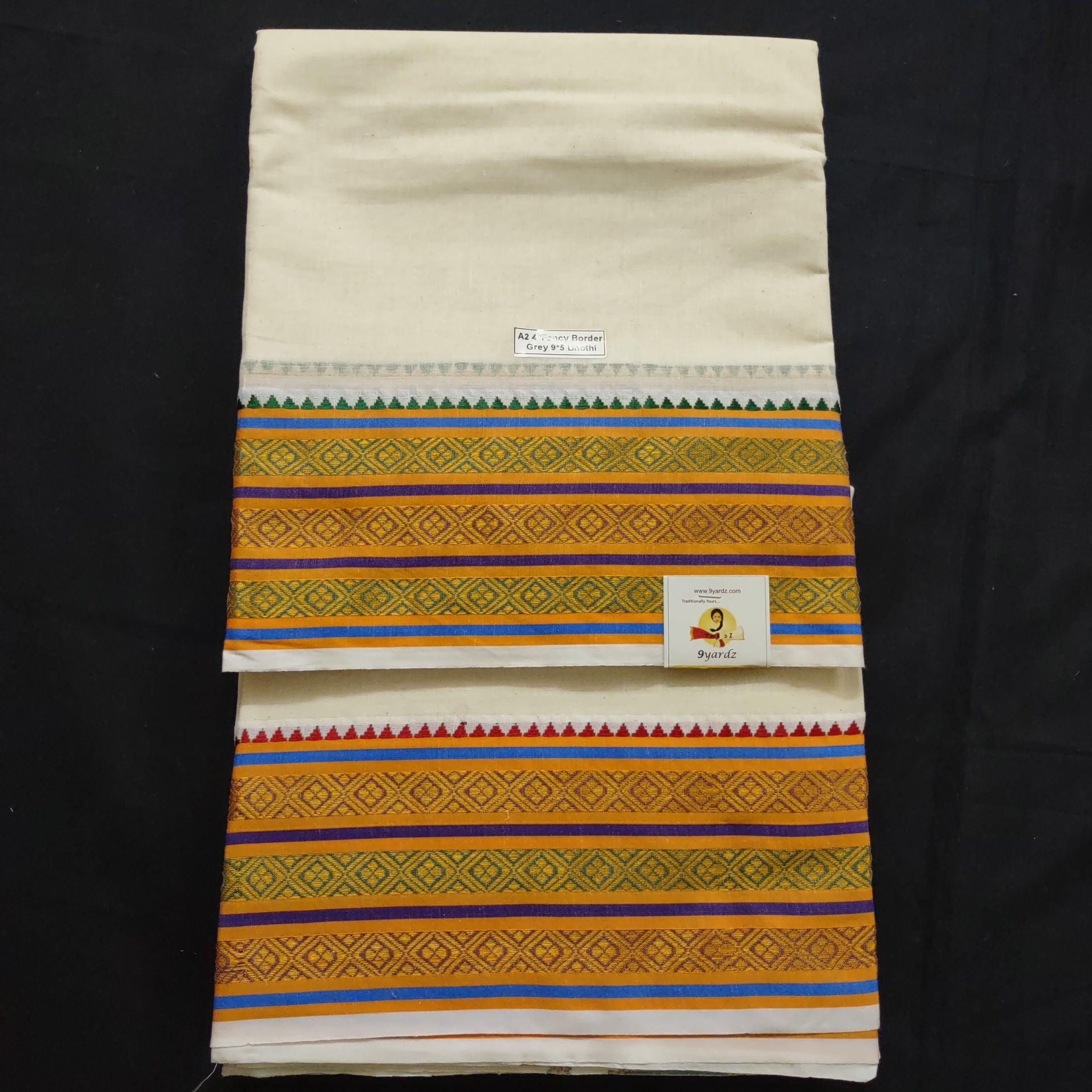 Nagari Cotton Dhothi 9*5