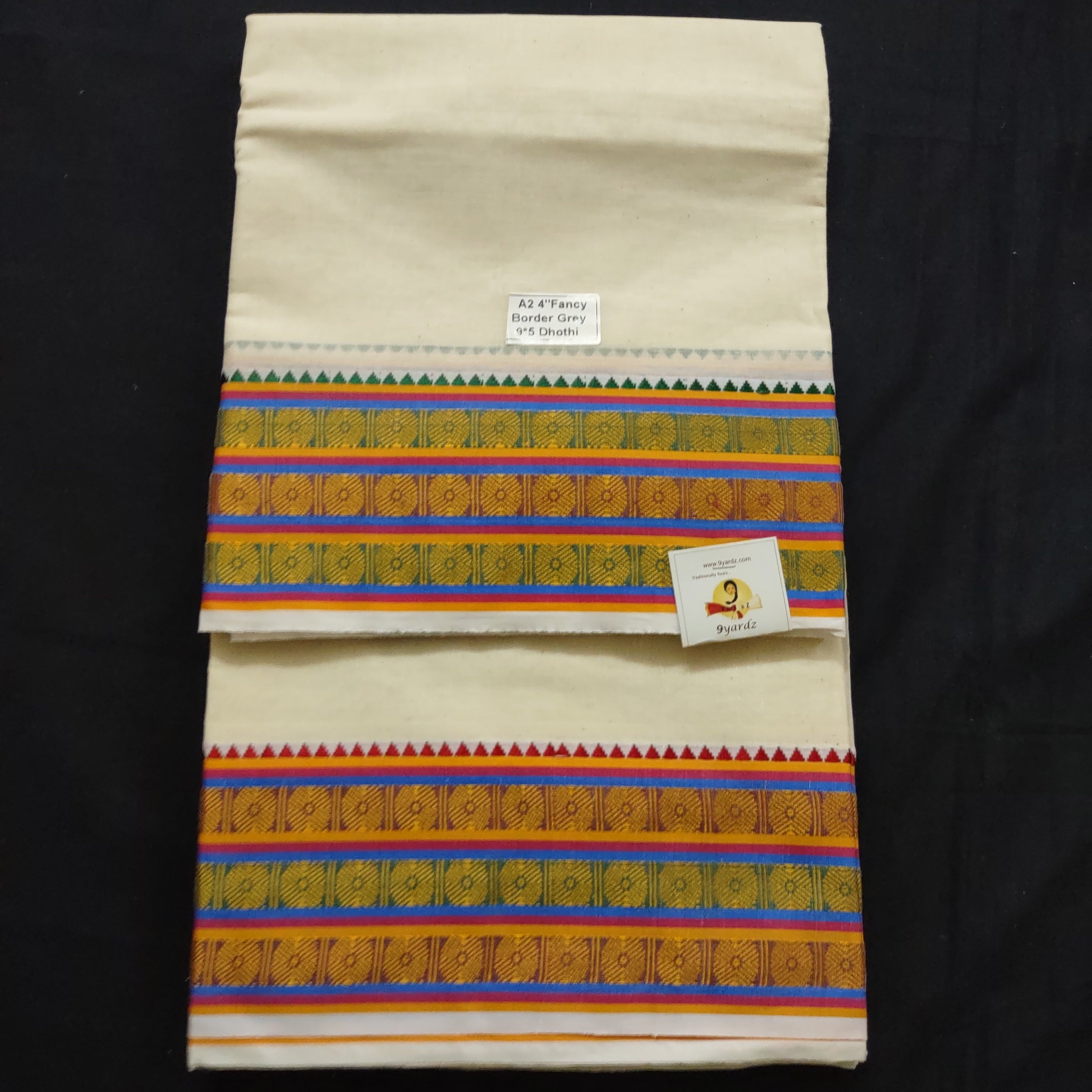 Nagari Cotton Dhothi 9*5