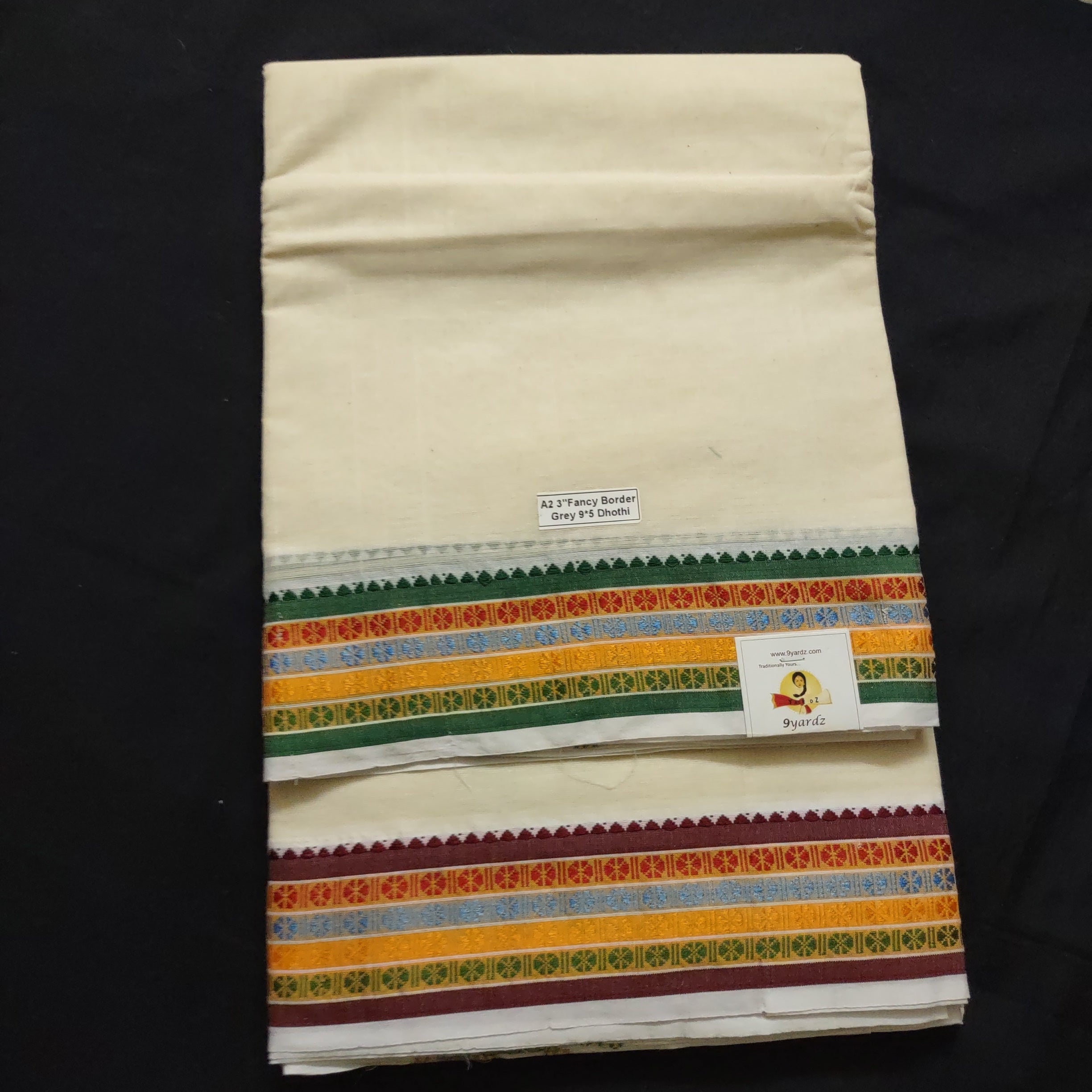 Nagari Cotton Dhothi 9*5