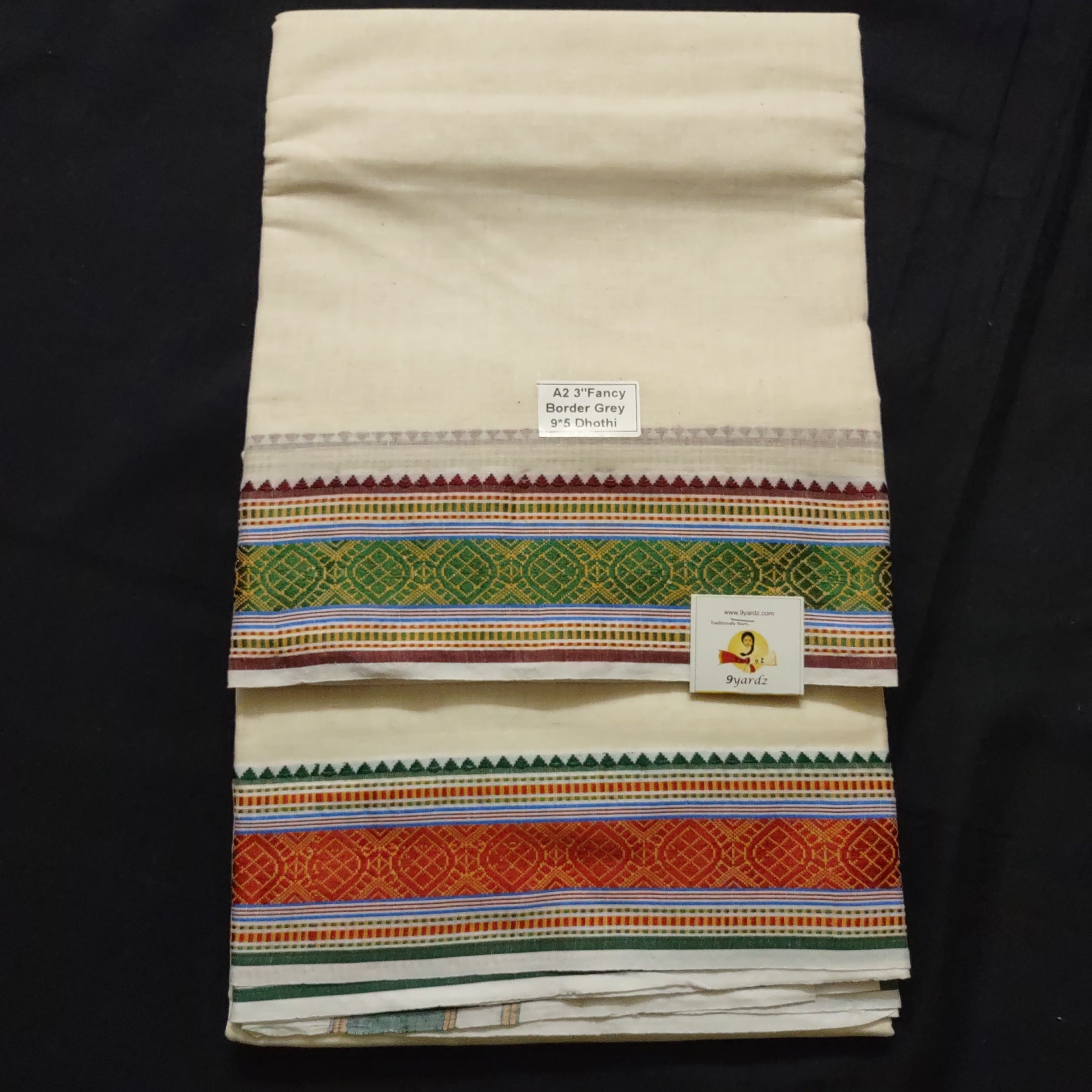 Nagari Cotton Dhothi 9*5