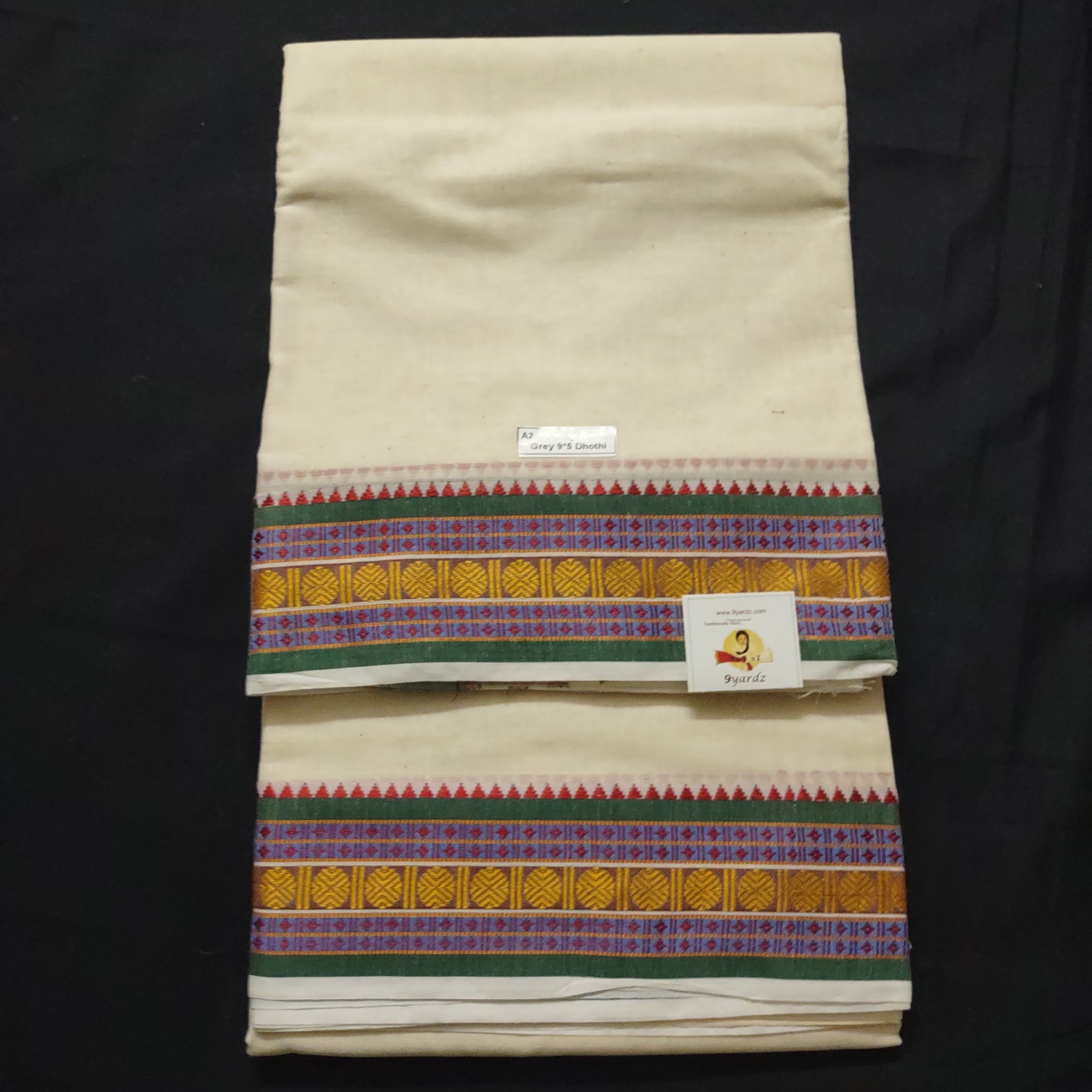 Nagari Cotton Dhothi 9*5
