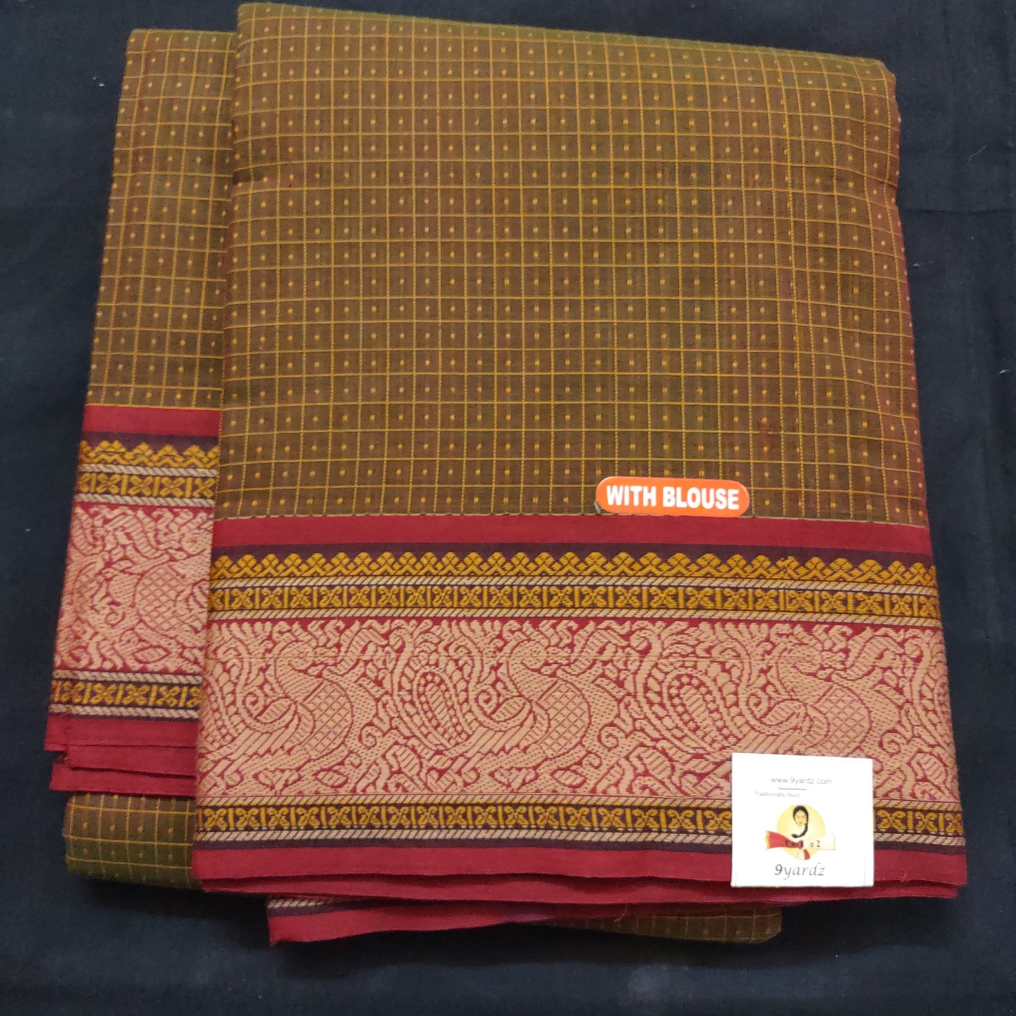 MF Party Wear Traditional Cotton Saree, With Blouse, 6.3 m at Rs 570 in  Theni