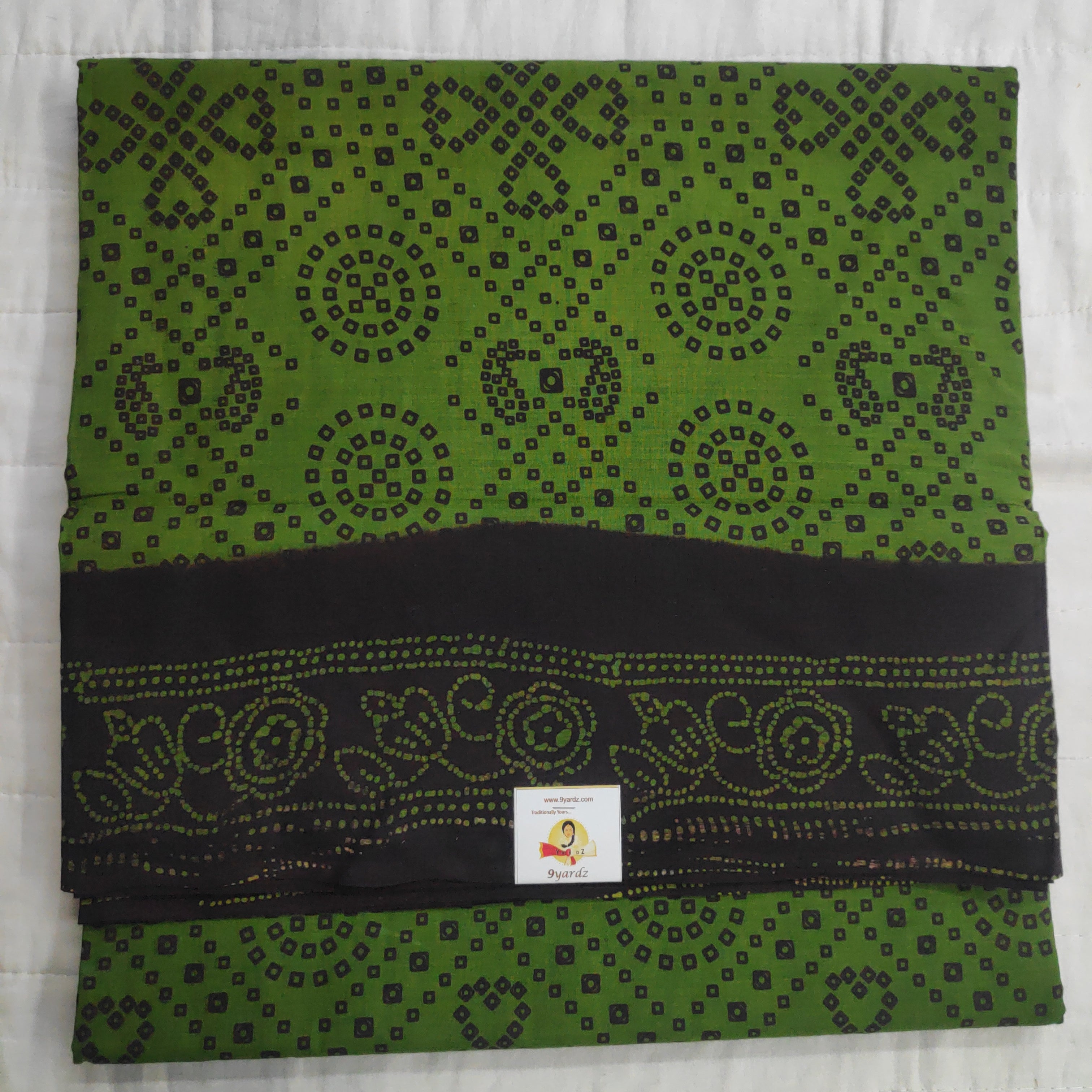Sungudi cotton 10.5 yards madisar