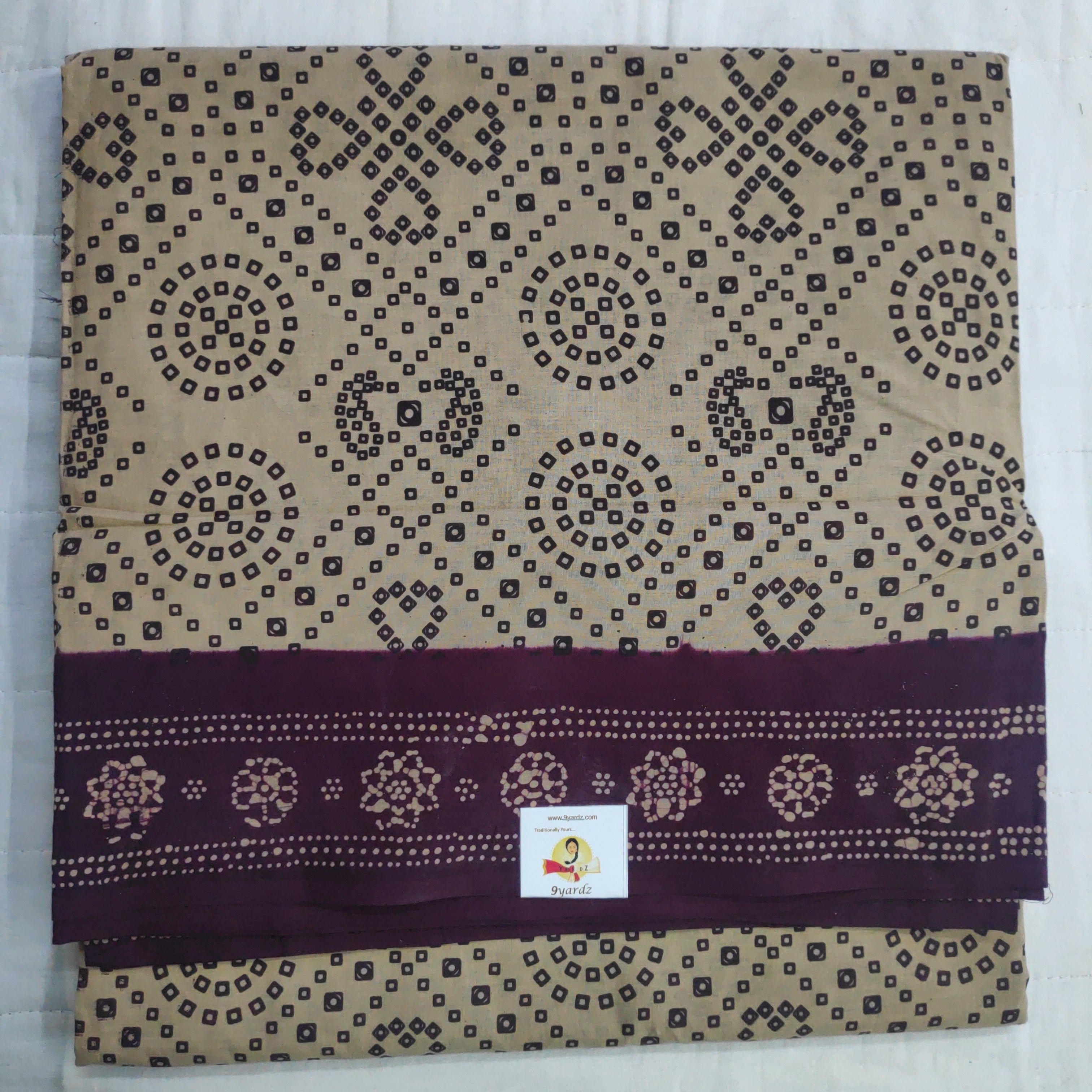 Sungudi cotton 10.5 yards madisar