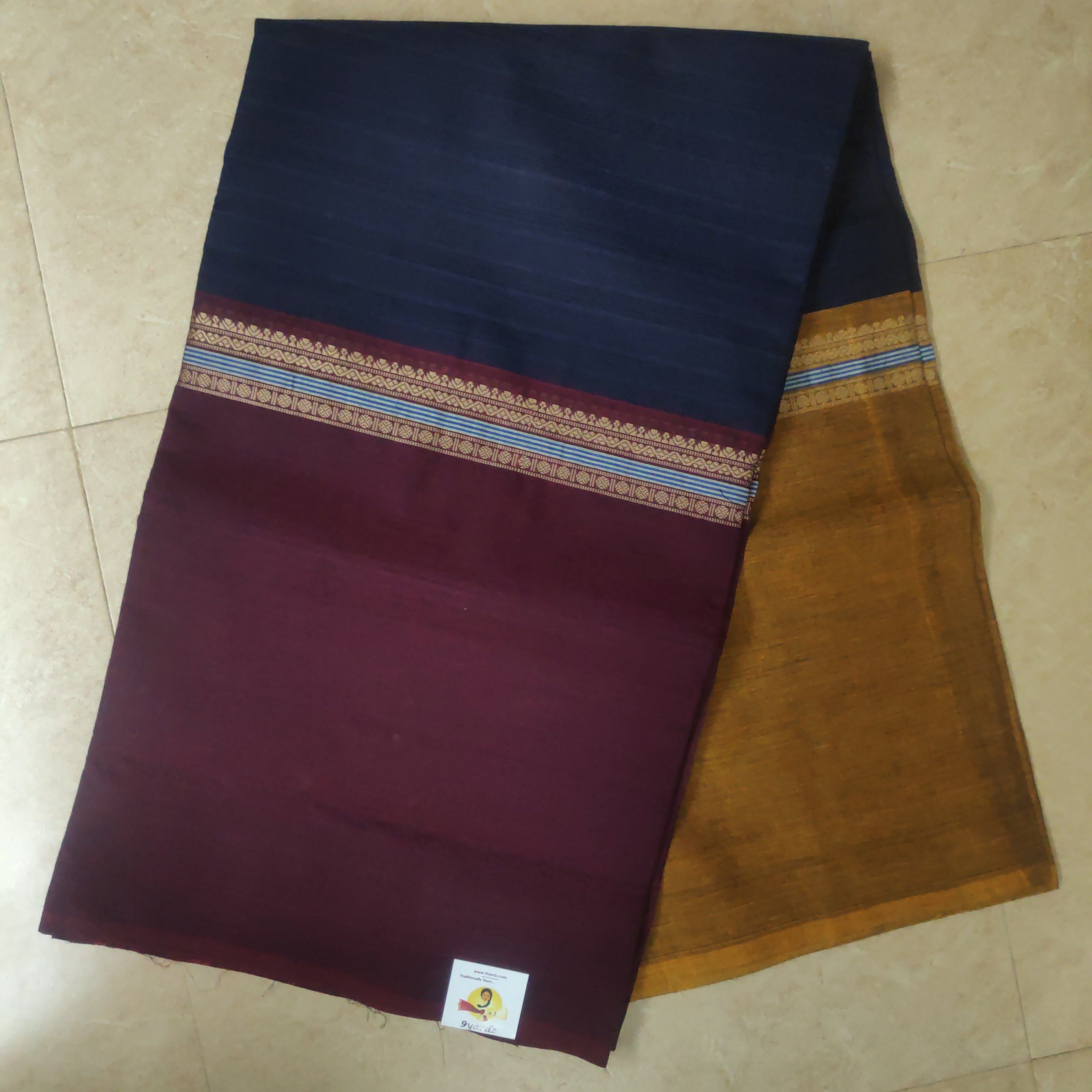 Chettinadu/ Karaikudi cotton 6 yards