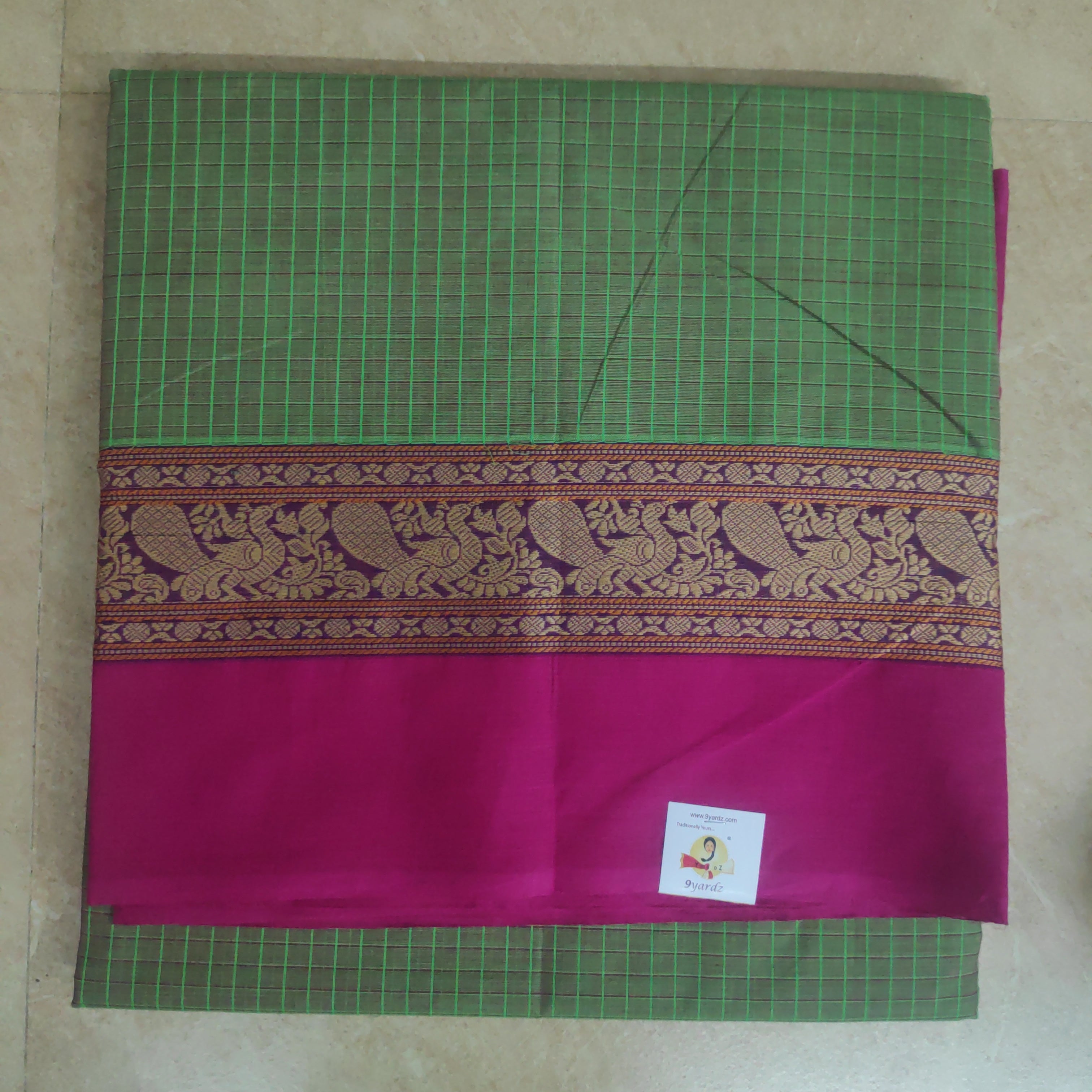 Chettinadu / Karaikudi cotton 10 yards madisar