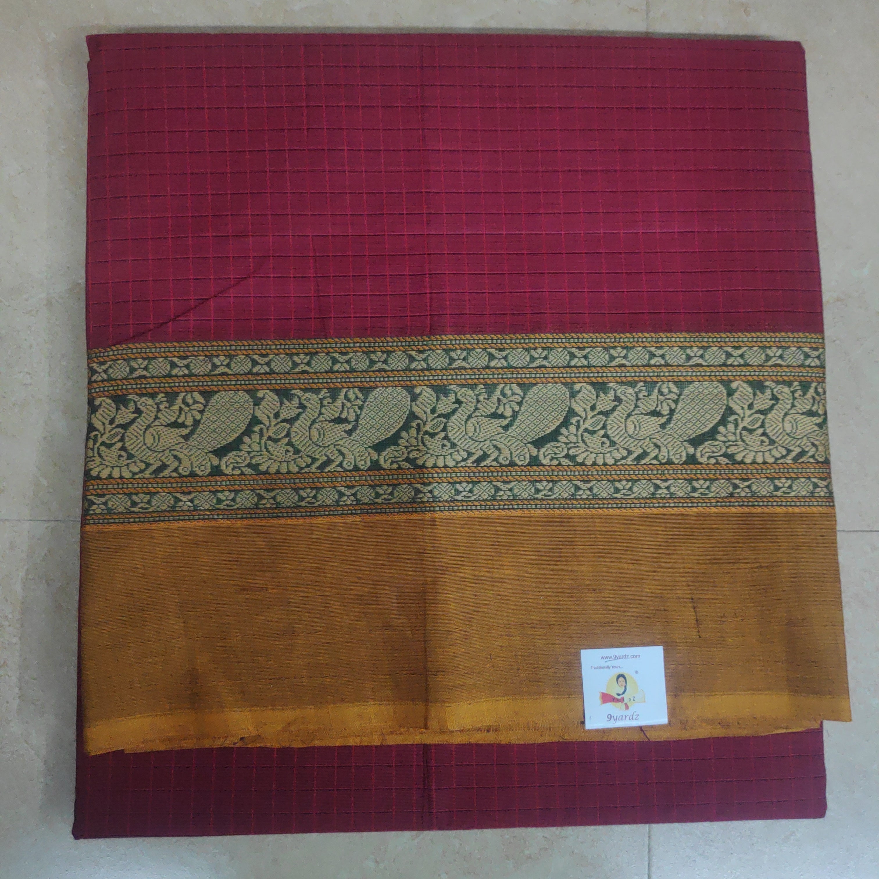 Chettinadu / Karaikudi cotton 10 yards madisar