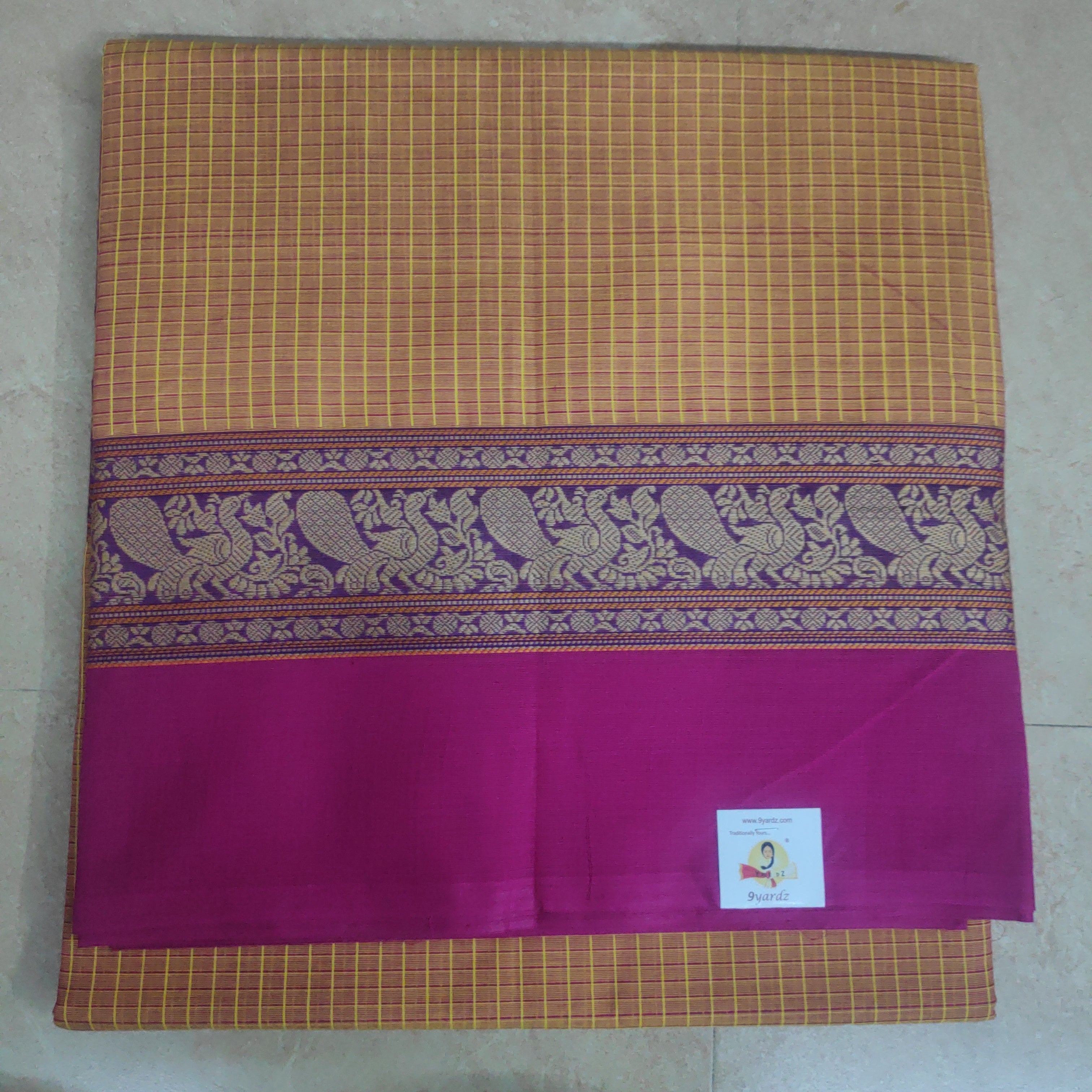 Chettinadu / Karaikudi cotton 10 yards madisar