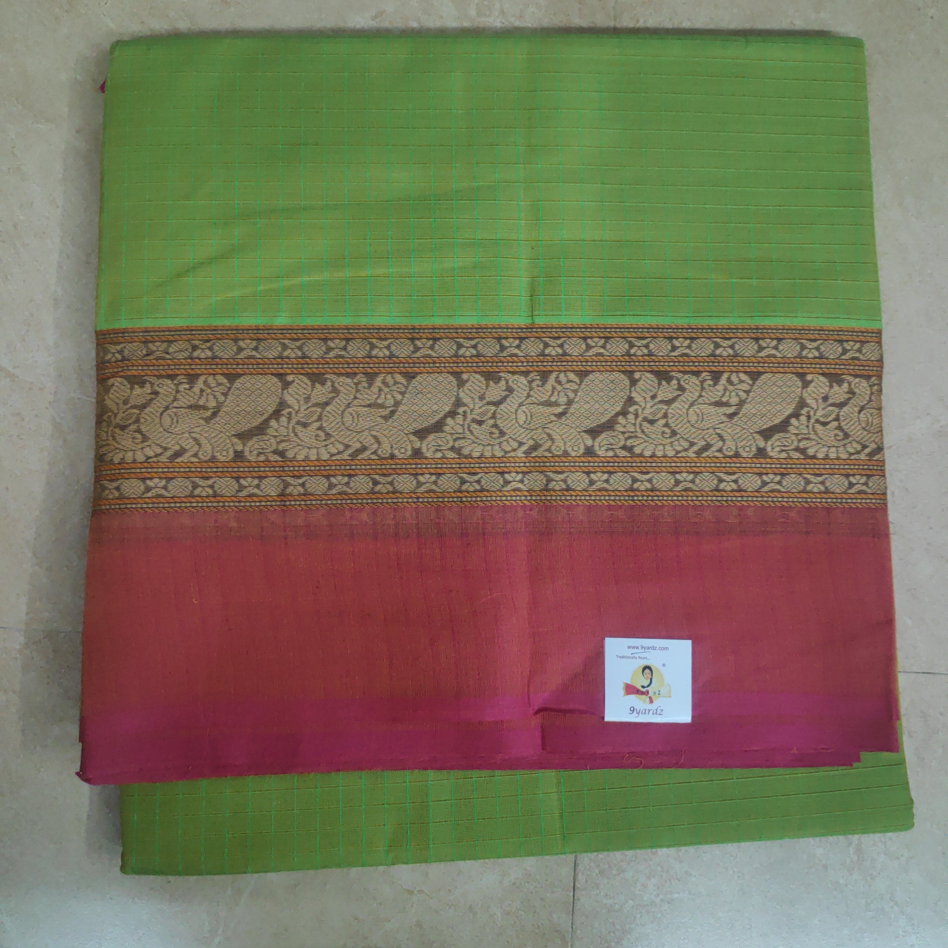 Chettinadu / Karaikudi cotton 10 yards madisar