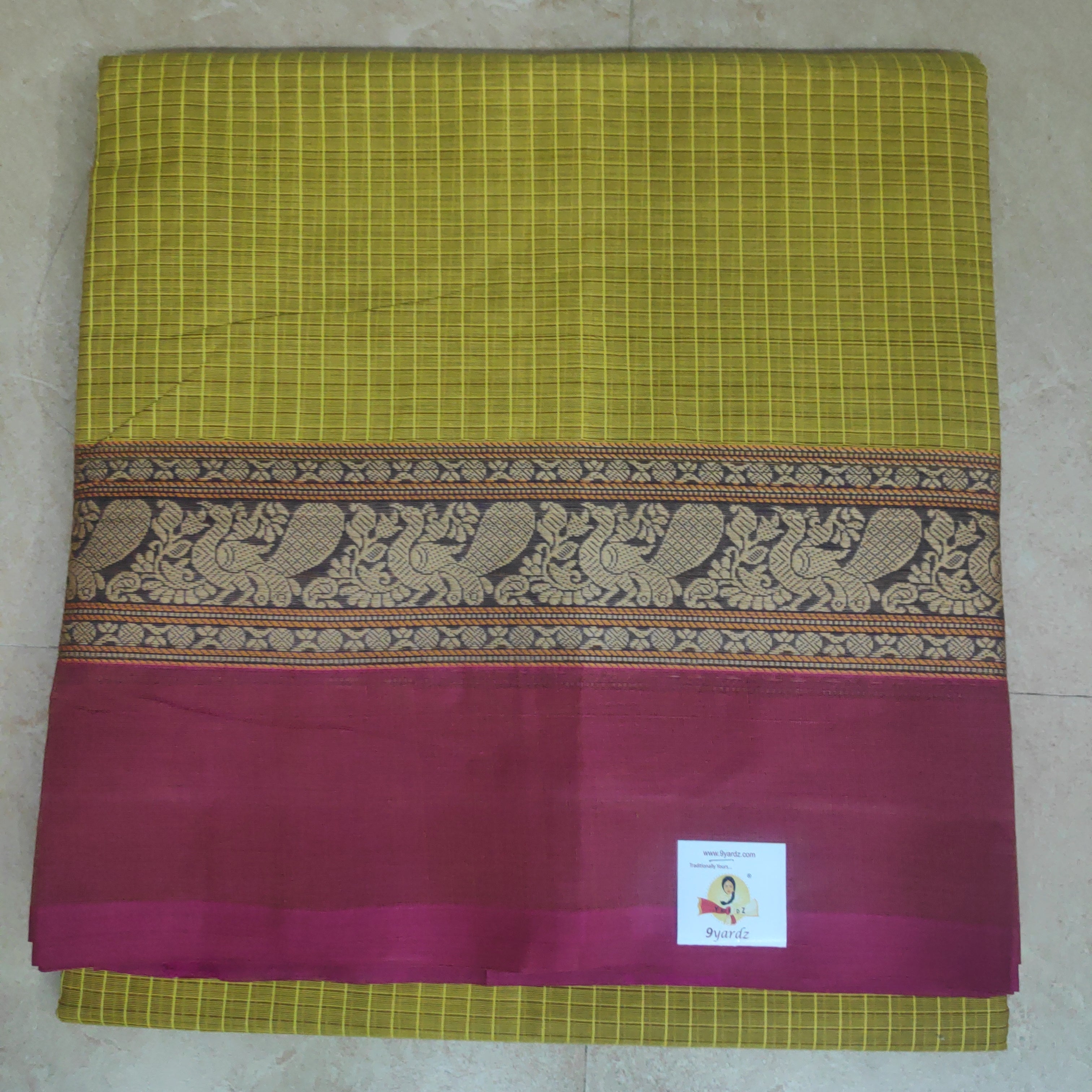 Chettinadu / Karaikudi cotton 10 yards madisar