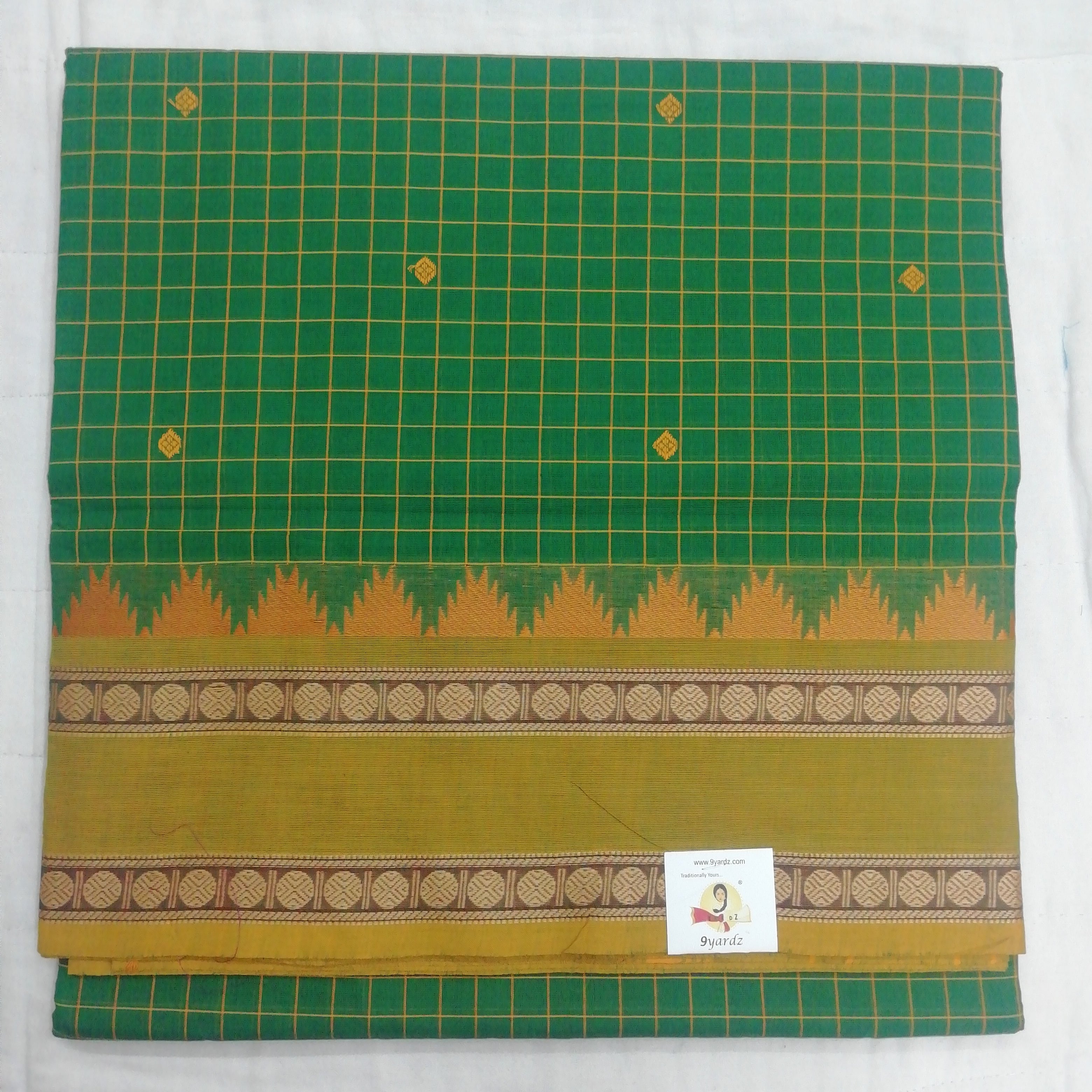 Chettinadu / Karaikudi cotton 10 yards madisar