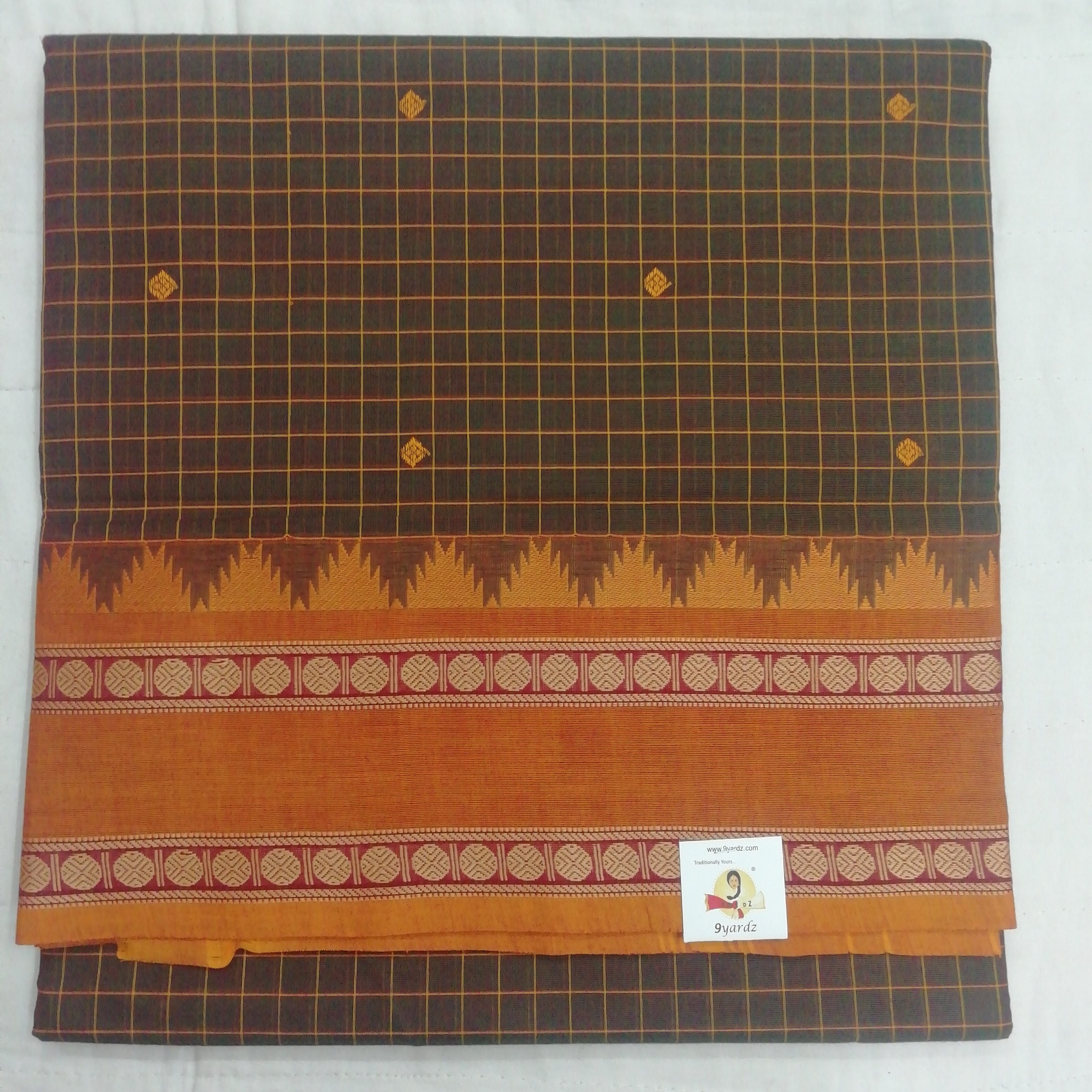 Chettinadu / Karaikudi cotton 10 yards madisar