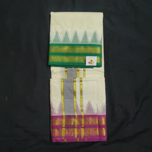 Pure cotton Muhurtham dhoti 10*6