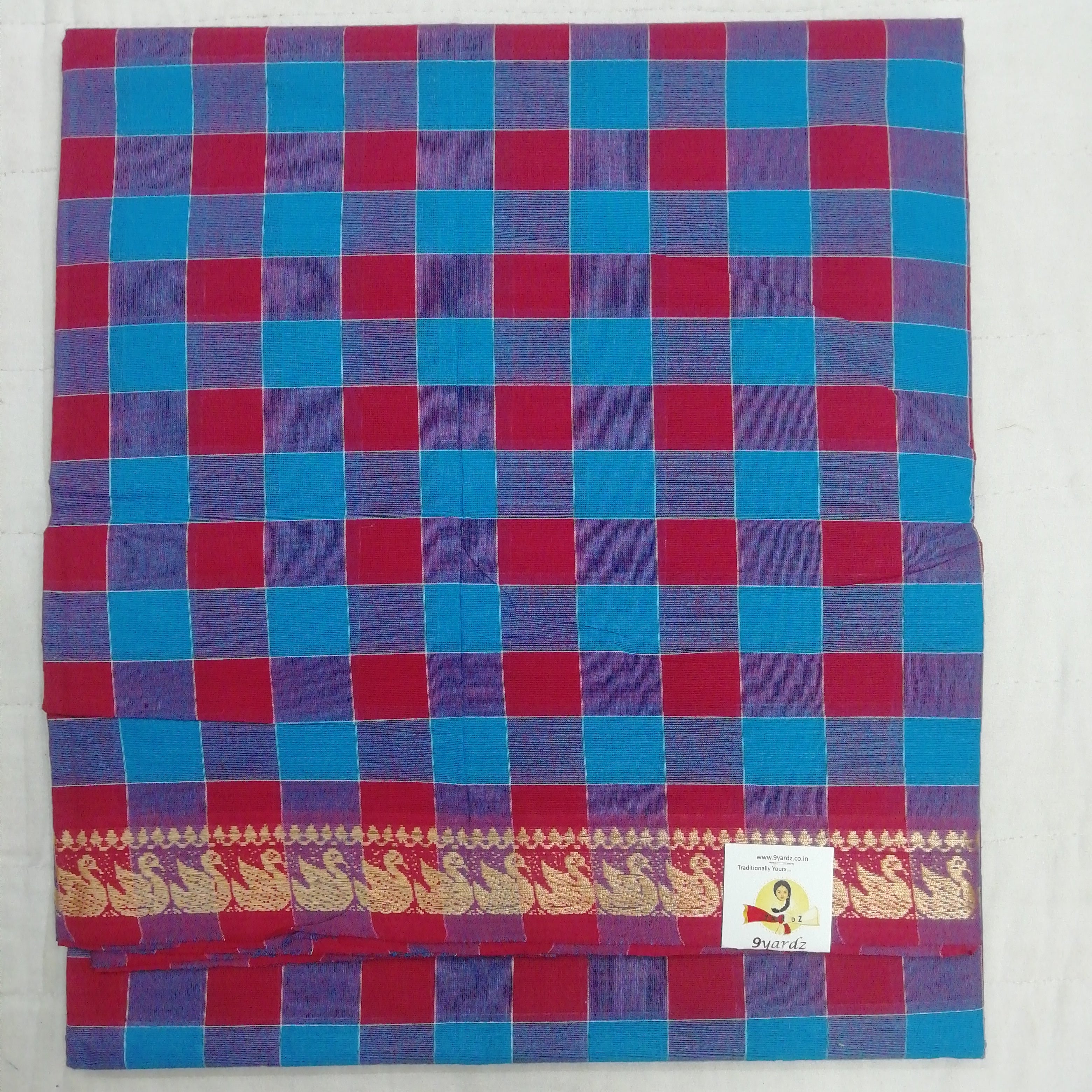 Chettinadu / Karaikudi cotton 9.5 yards madisar