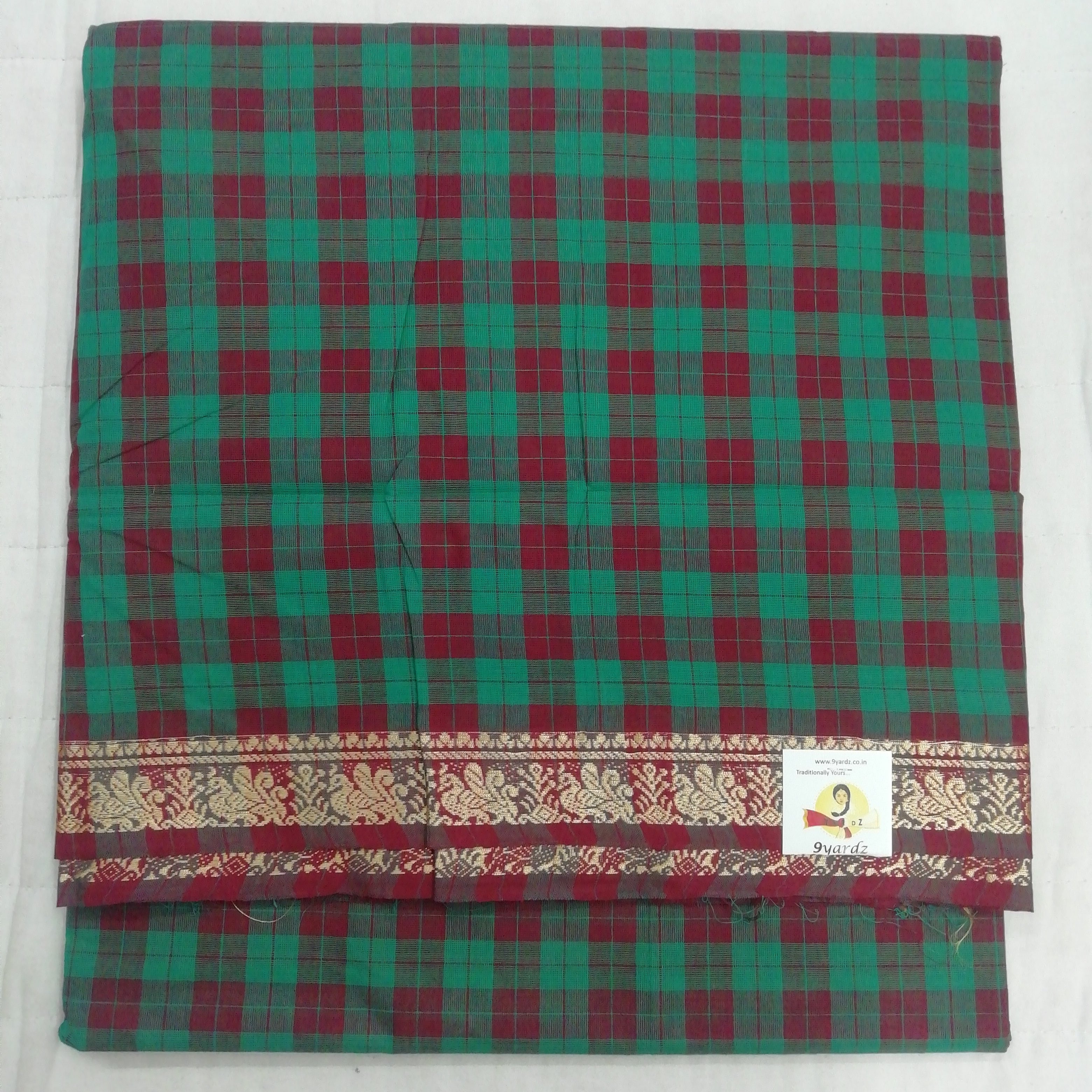 Chettinadu / Karaikudi cotton 9.5 yards madisar