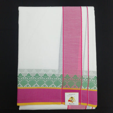 Dhoti 9*5 cotton Jacquard border