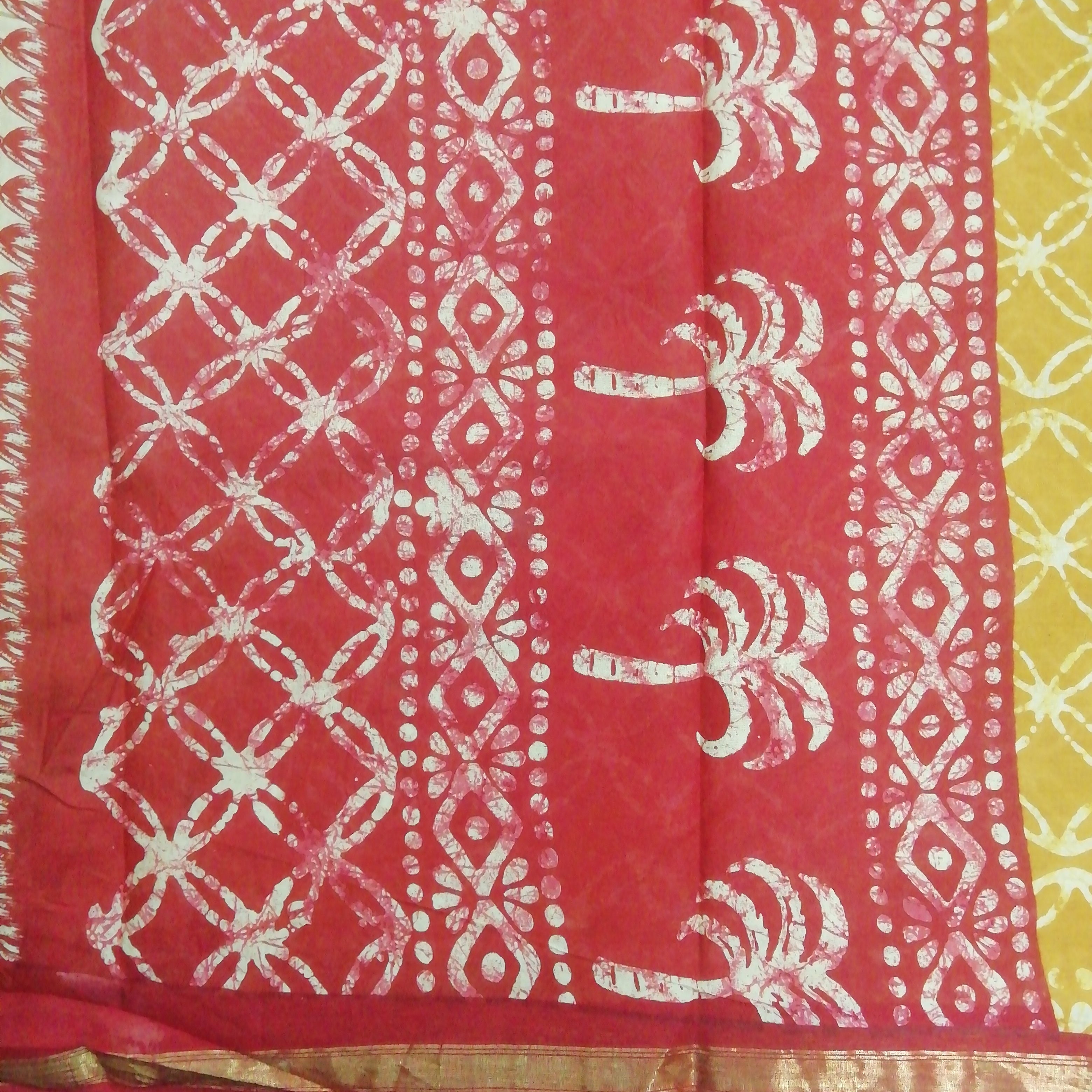 Chanderi cotton 6 yards