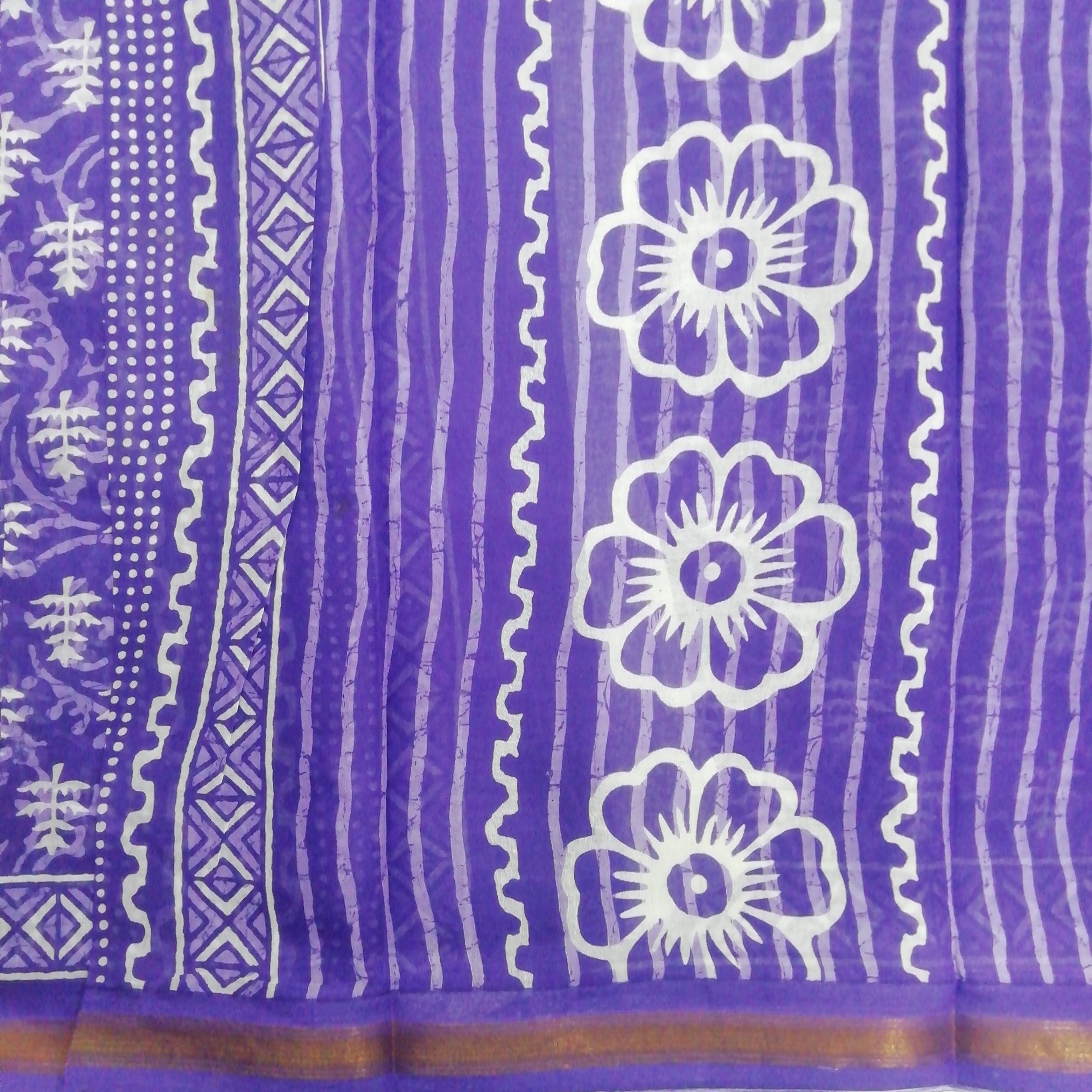 Chanderi cotton 6 yards