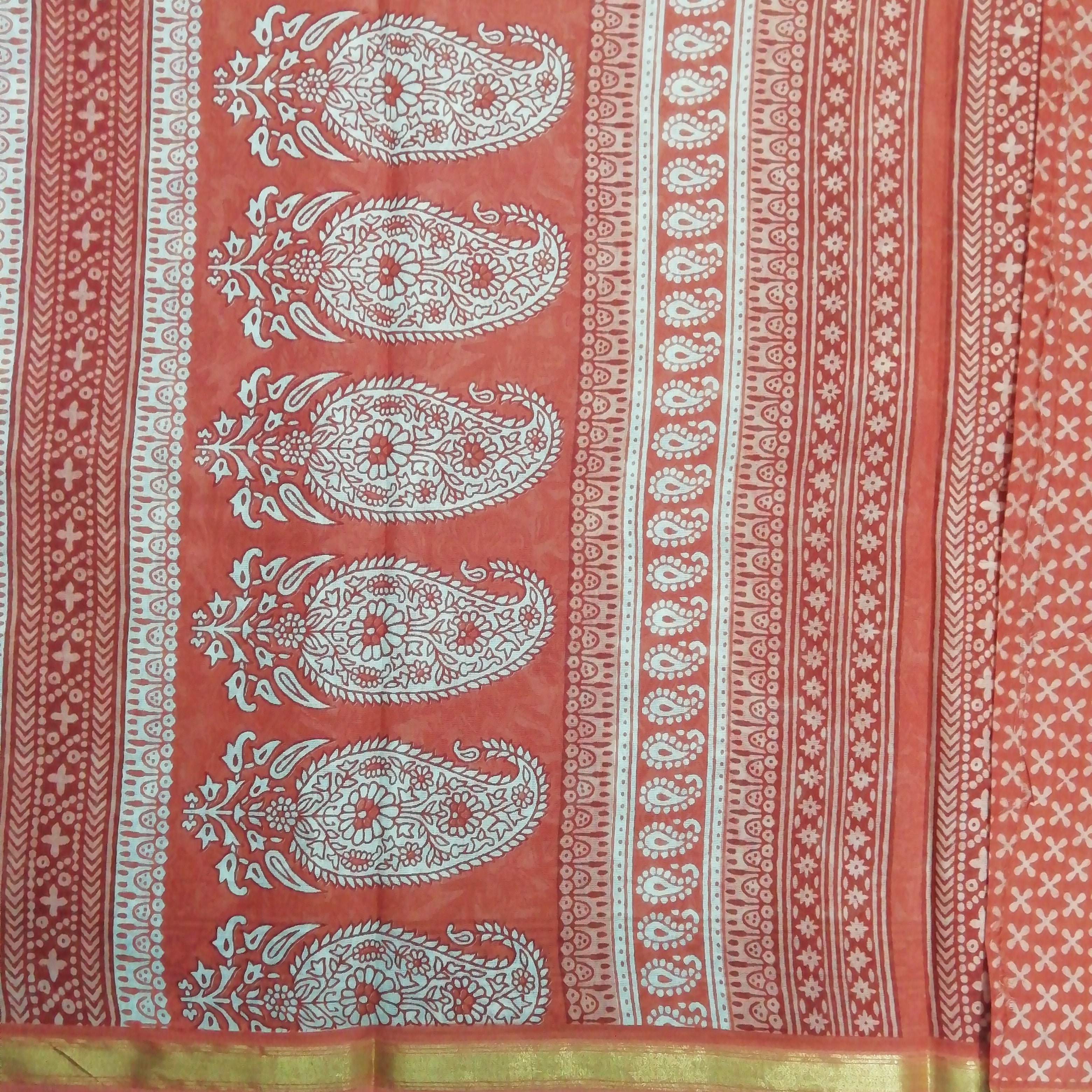 Chanderi cotton 6 yards