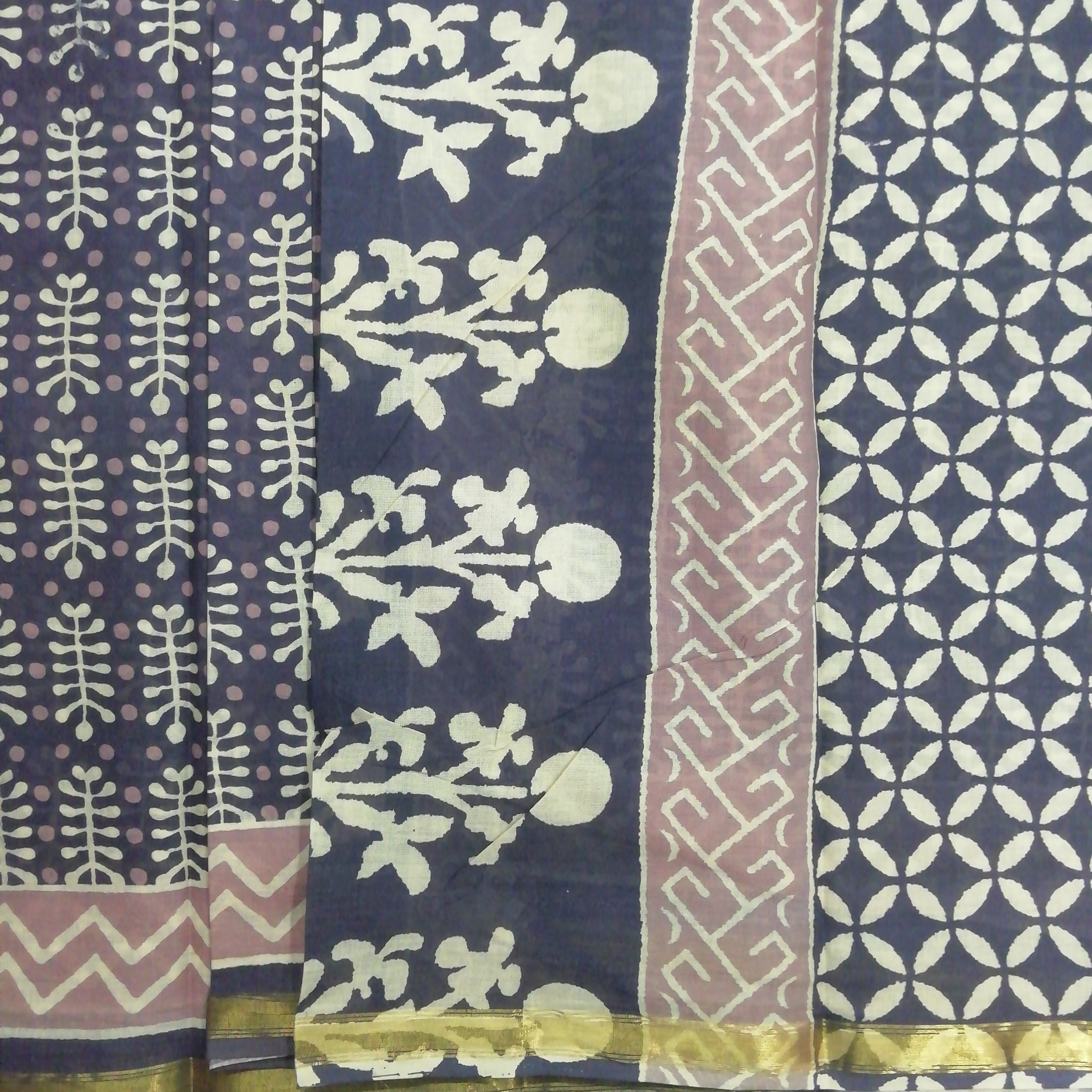 Chanderi cotton 6 yards