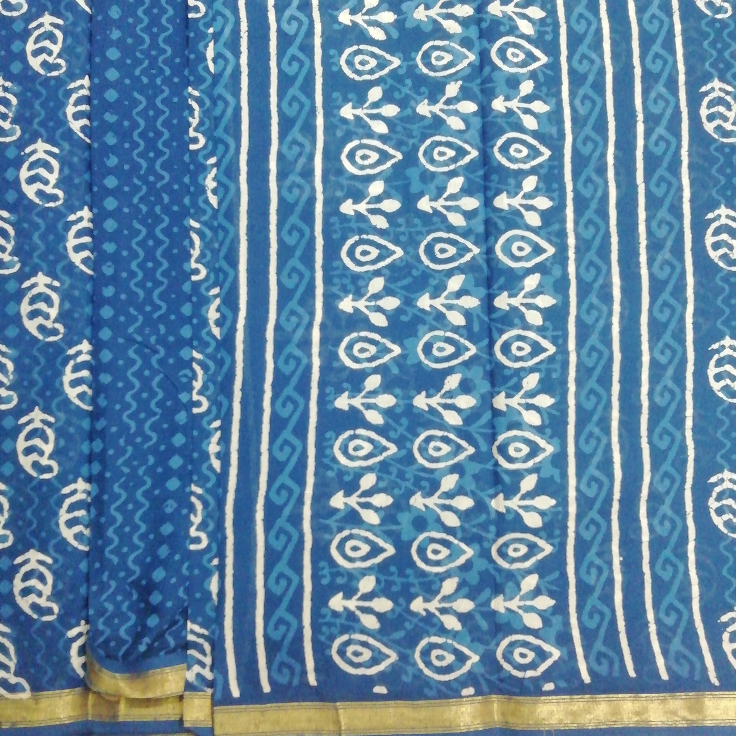 Chanderi cotton 6 yards
