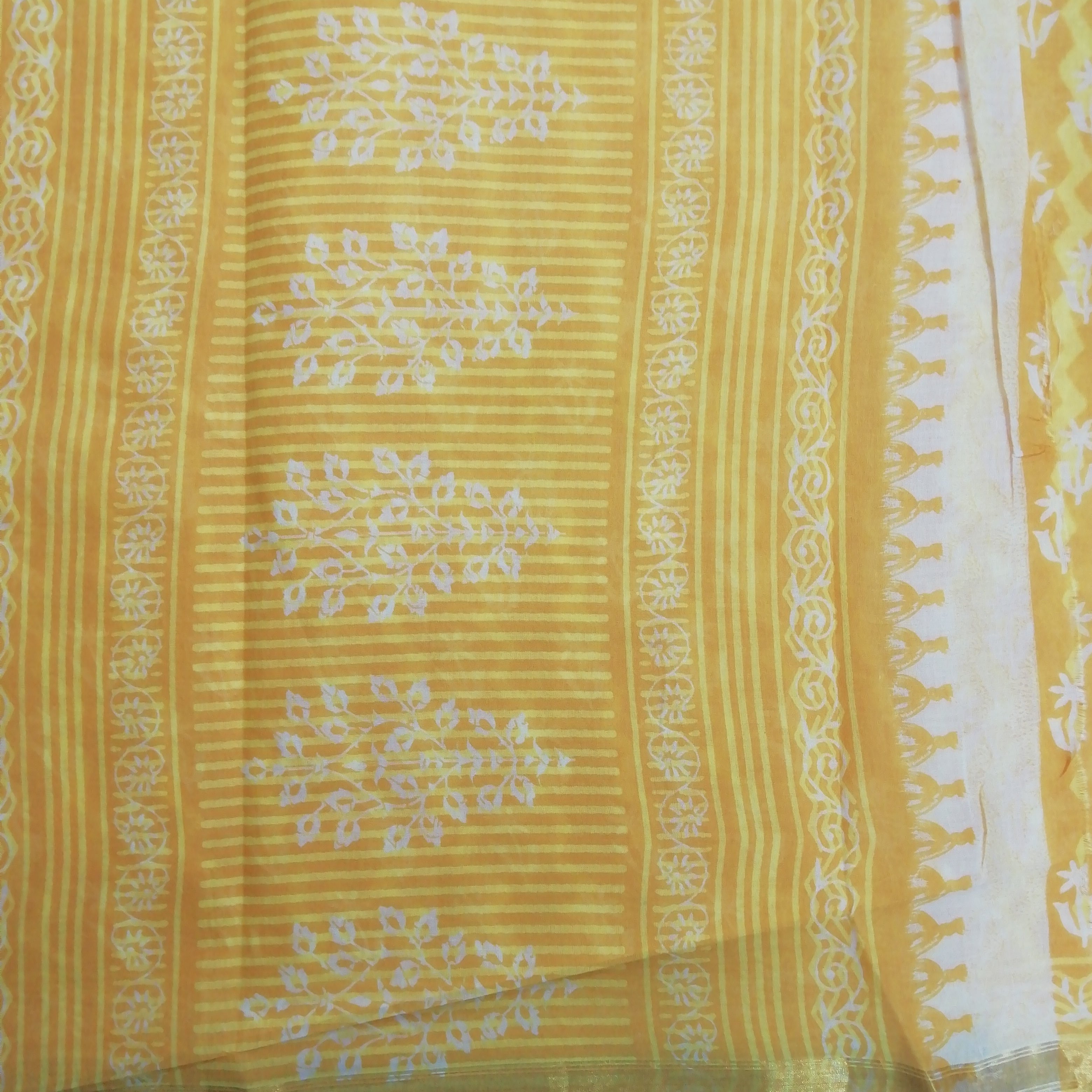 Chanderi cotton 6 yards
