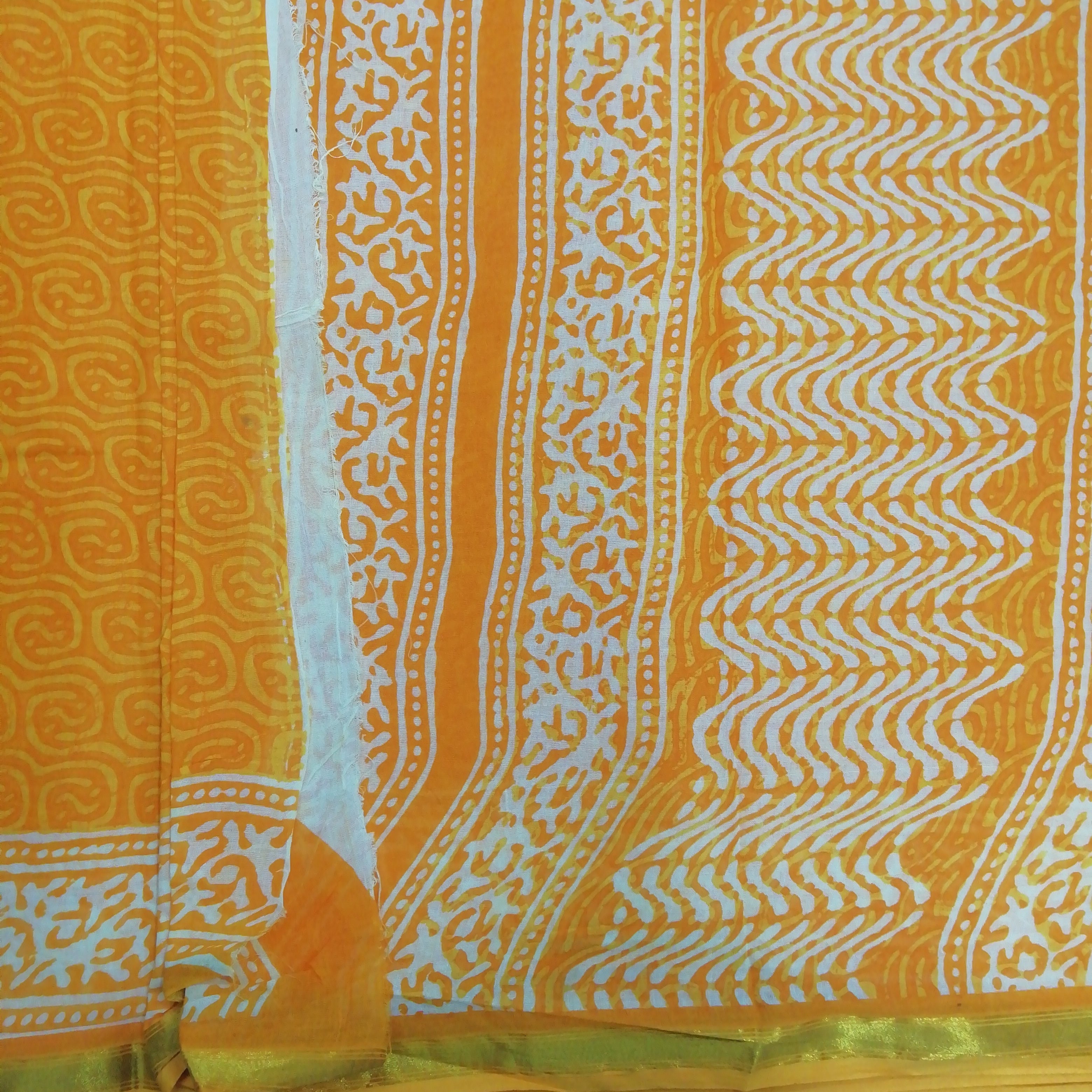Chanderi cotton 6 yards