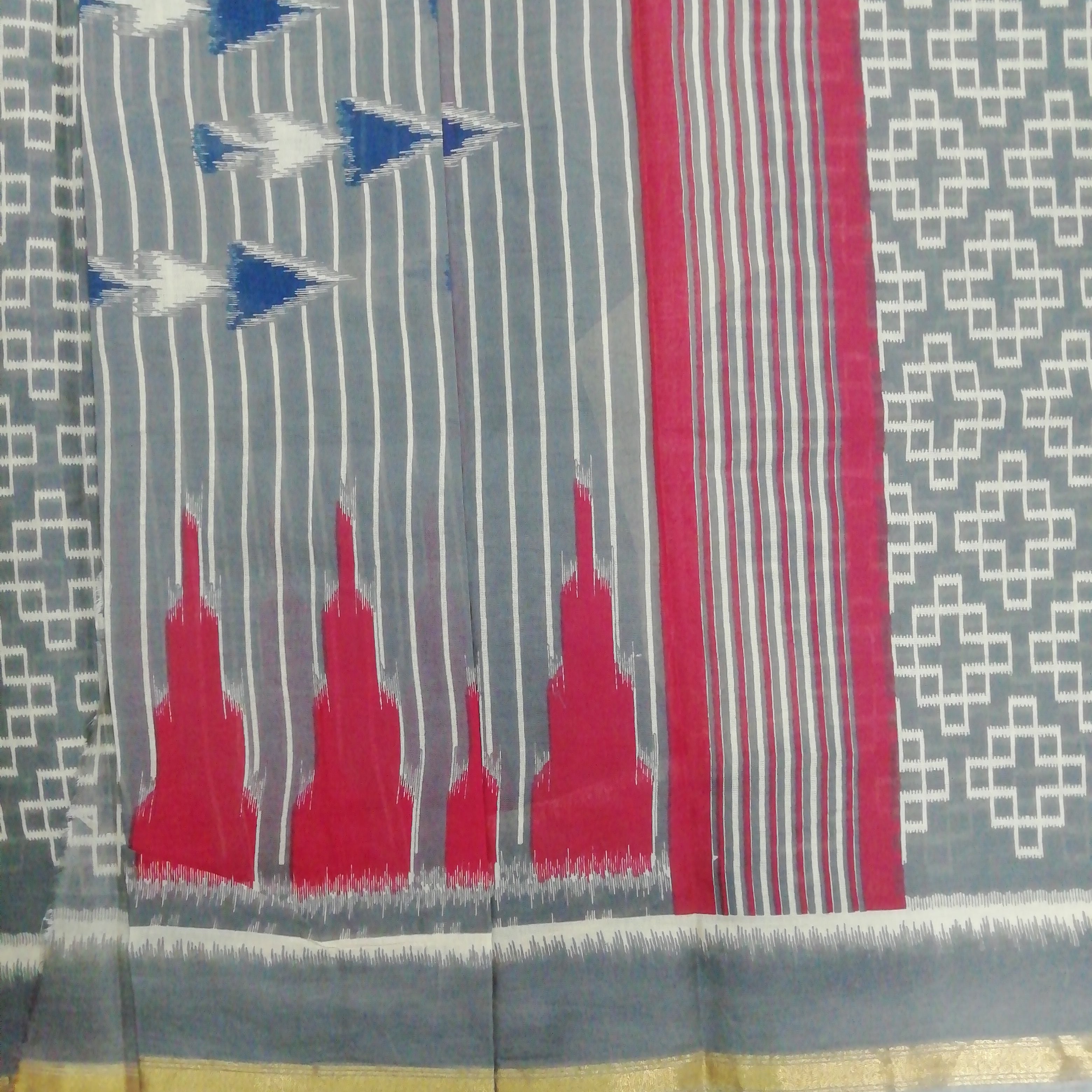Chanderi cotton 6 yards