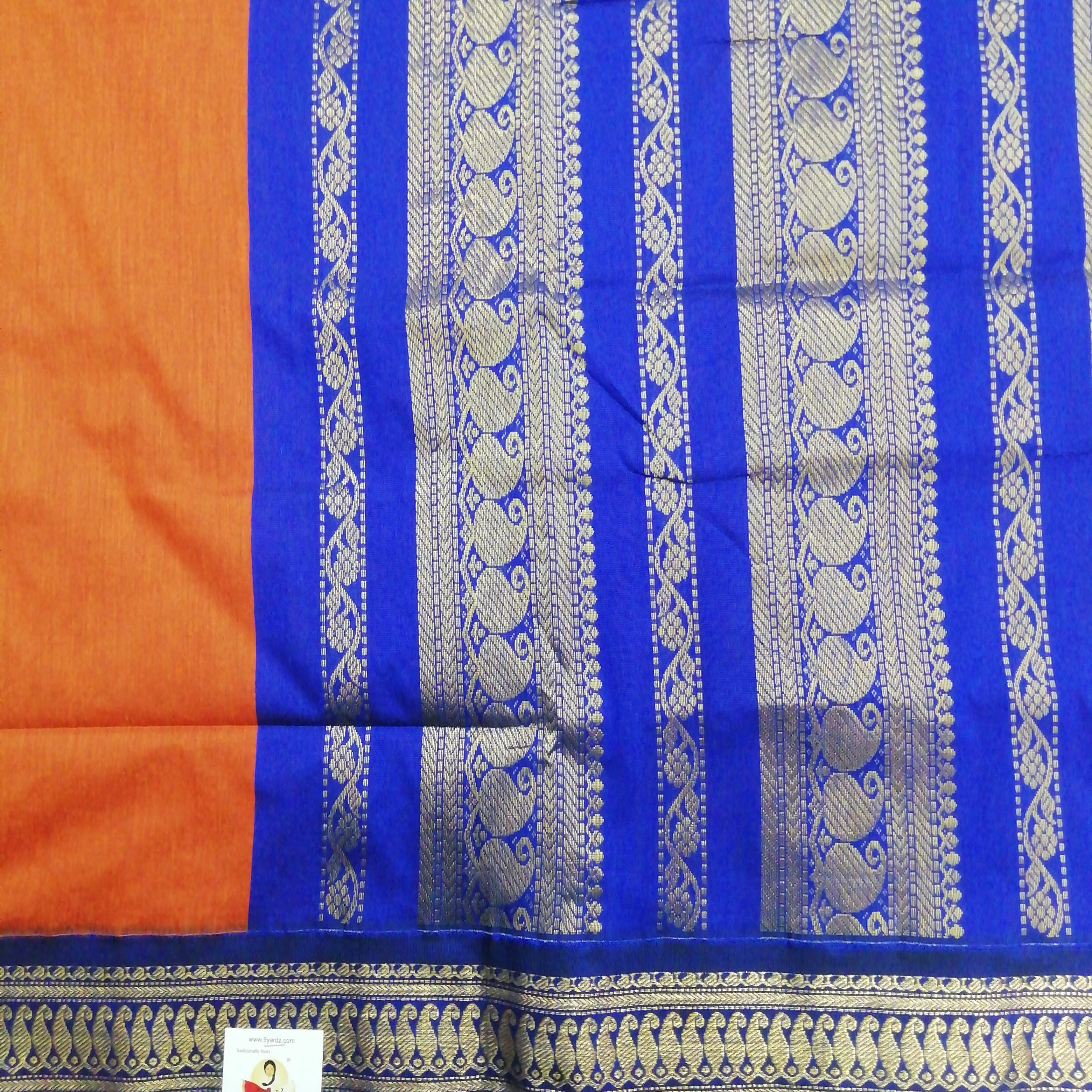 Kalyani Cotton 9 metres/ 10 yards approx madisar